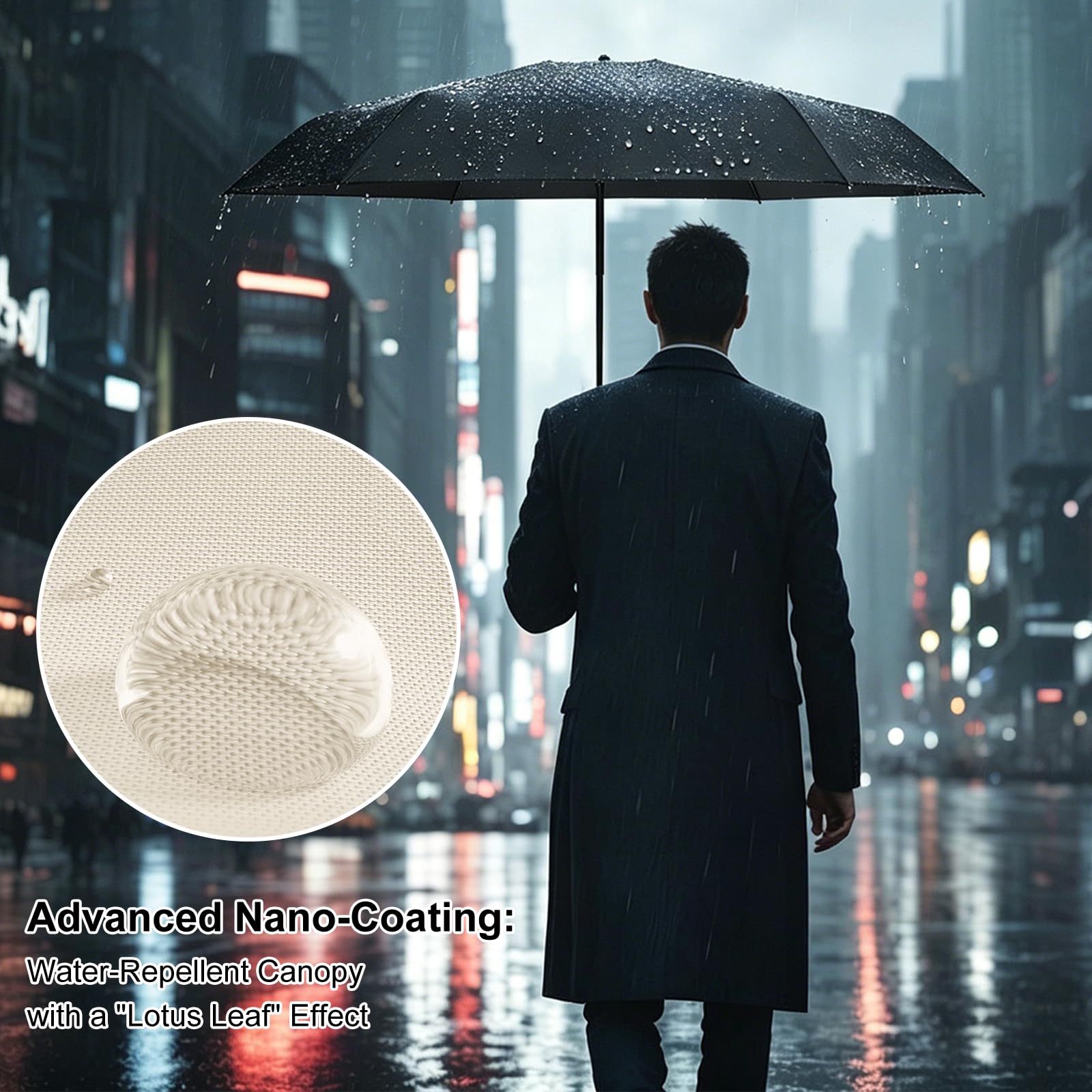 Ombrello Mini Compatto Tascabile – Anti UV per Pioggia e Sole, Ombrello da Viaggio Portatile, Piccolo Impermeabile per Donna Unisex