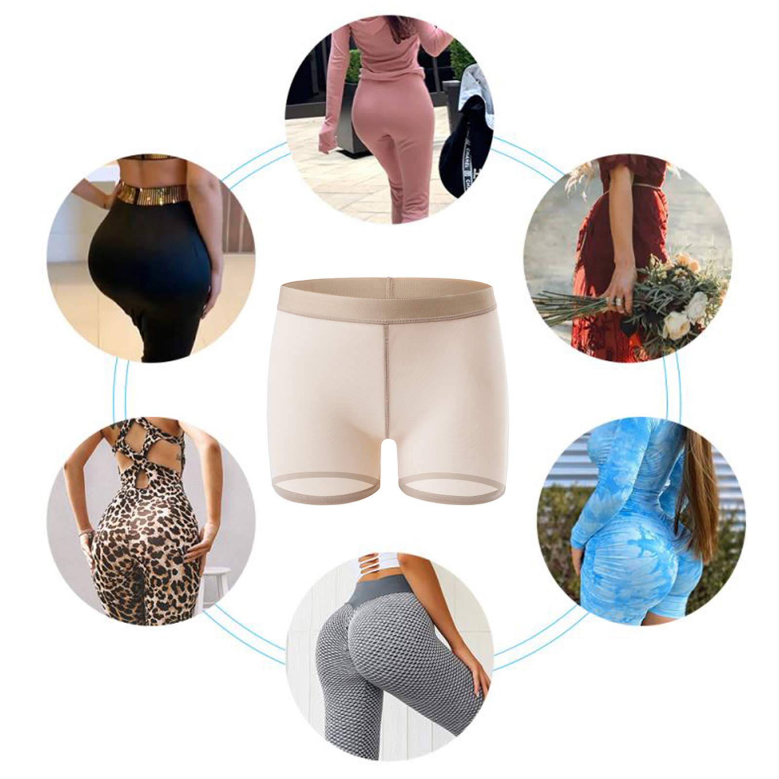 Culotte Remonte Fesses Push Up Sculptante Invisible - Lot De 2 Avec Coussinets Amovibles