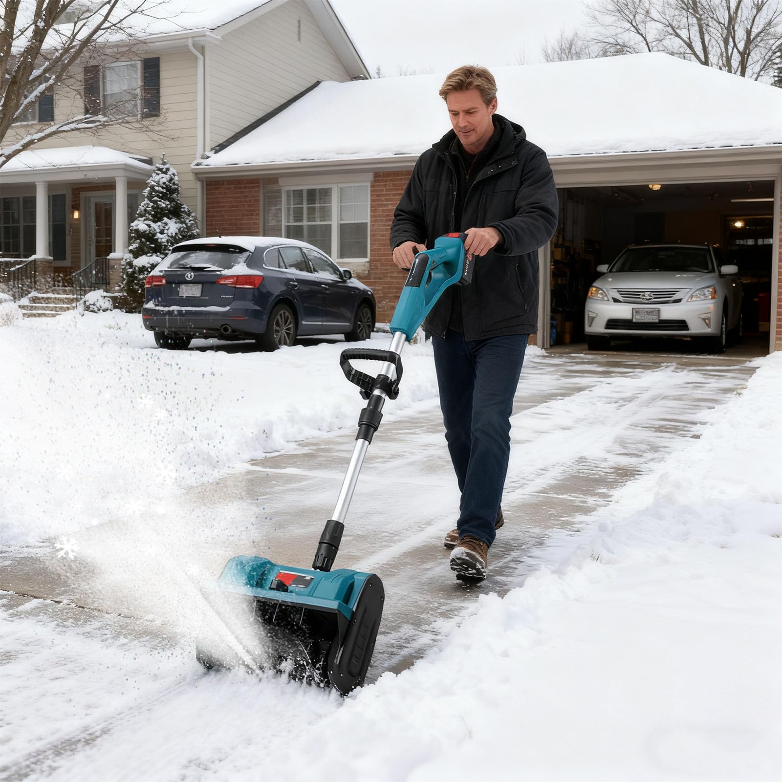 Amazon.co.jp: 強力な電動除雪機 ABS 建設作業高齢者向け一年中庭の