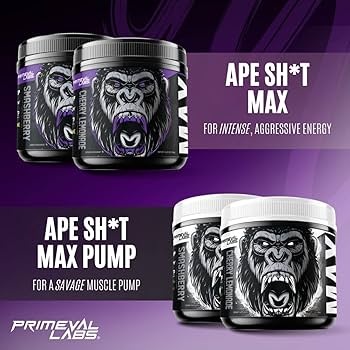 Primeval Labs APESH*T pump40sevingsプレワーク Amazon.com: Primeval Labs Ape Untamed Pre Workout Energy
