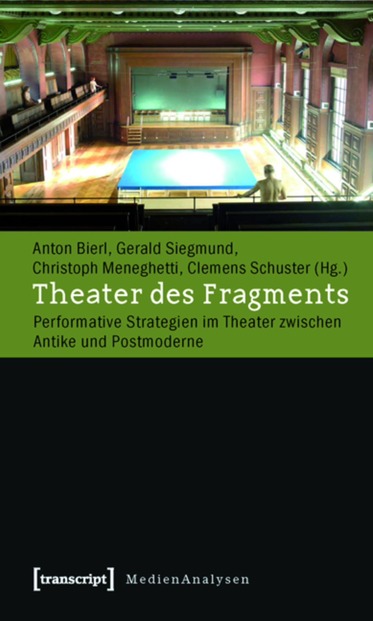 Theater des Fragments en allemand livre sur les stratégies performatives du théâtre