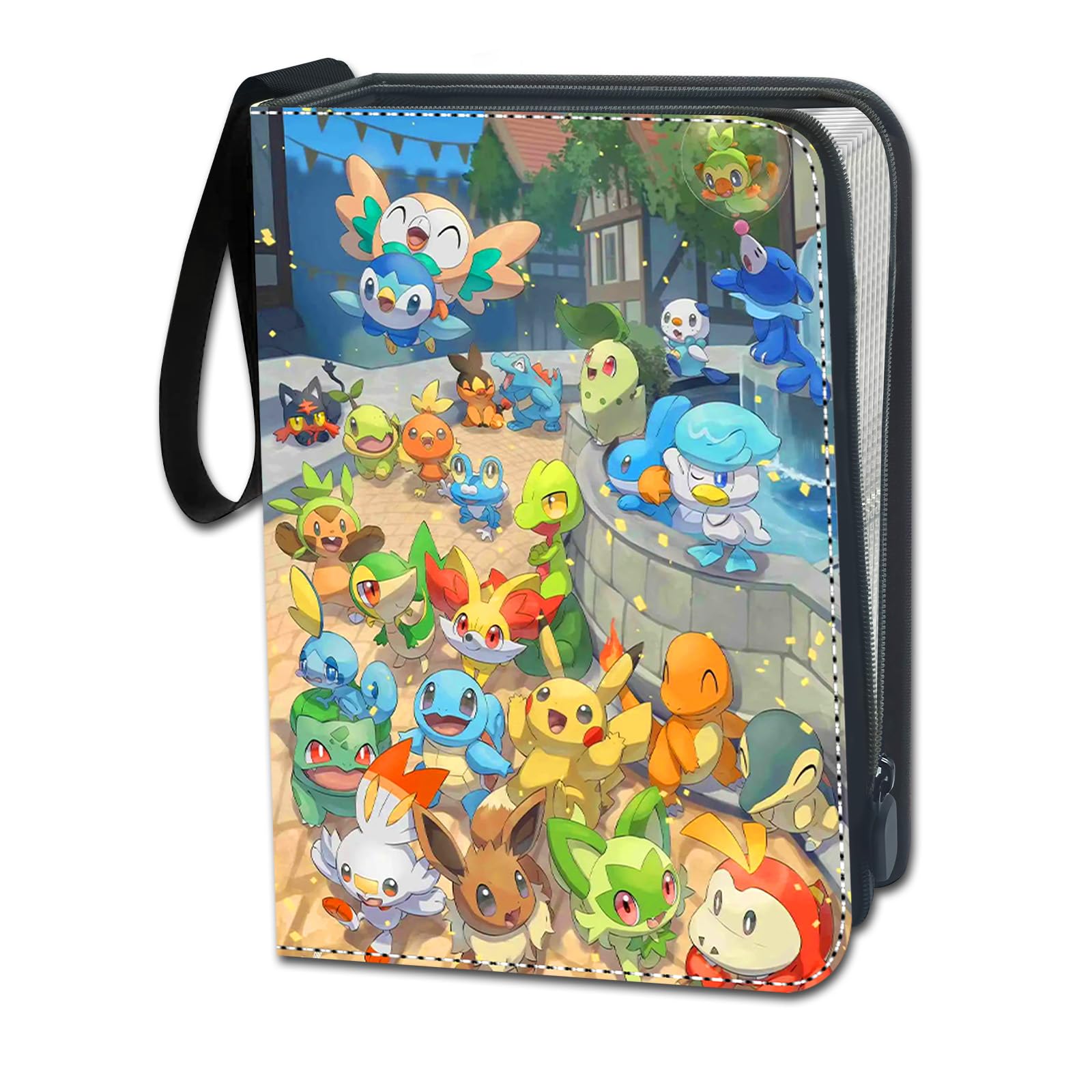 Sammelalbum für Karten, Sammelkarten Album, Karten Sammelalbum, Karten Ordner Hefte, Tragbarer Wasserdichter Kartenhalter Sammelheft, Geschenk für Kinder.