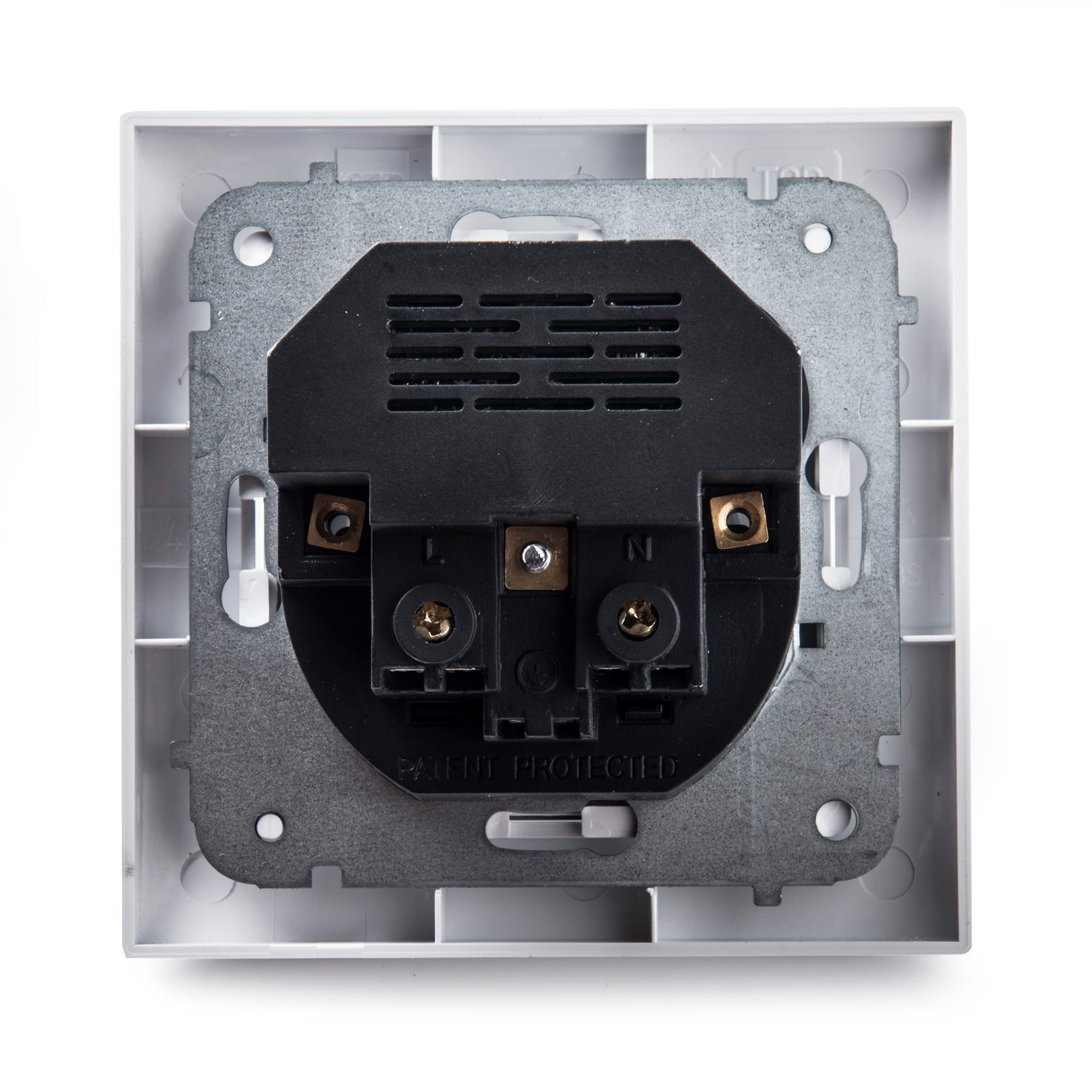FAMATEL – Base + 2USB | Enchufe de empotrar | Serie Habitat 15 | Fácil instalación | Alta estanqueidad del producto | Protección Infantil | TT | 16A | 250V | Blanco