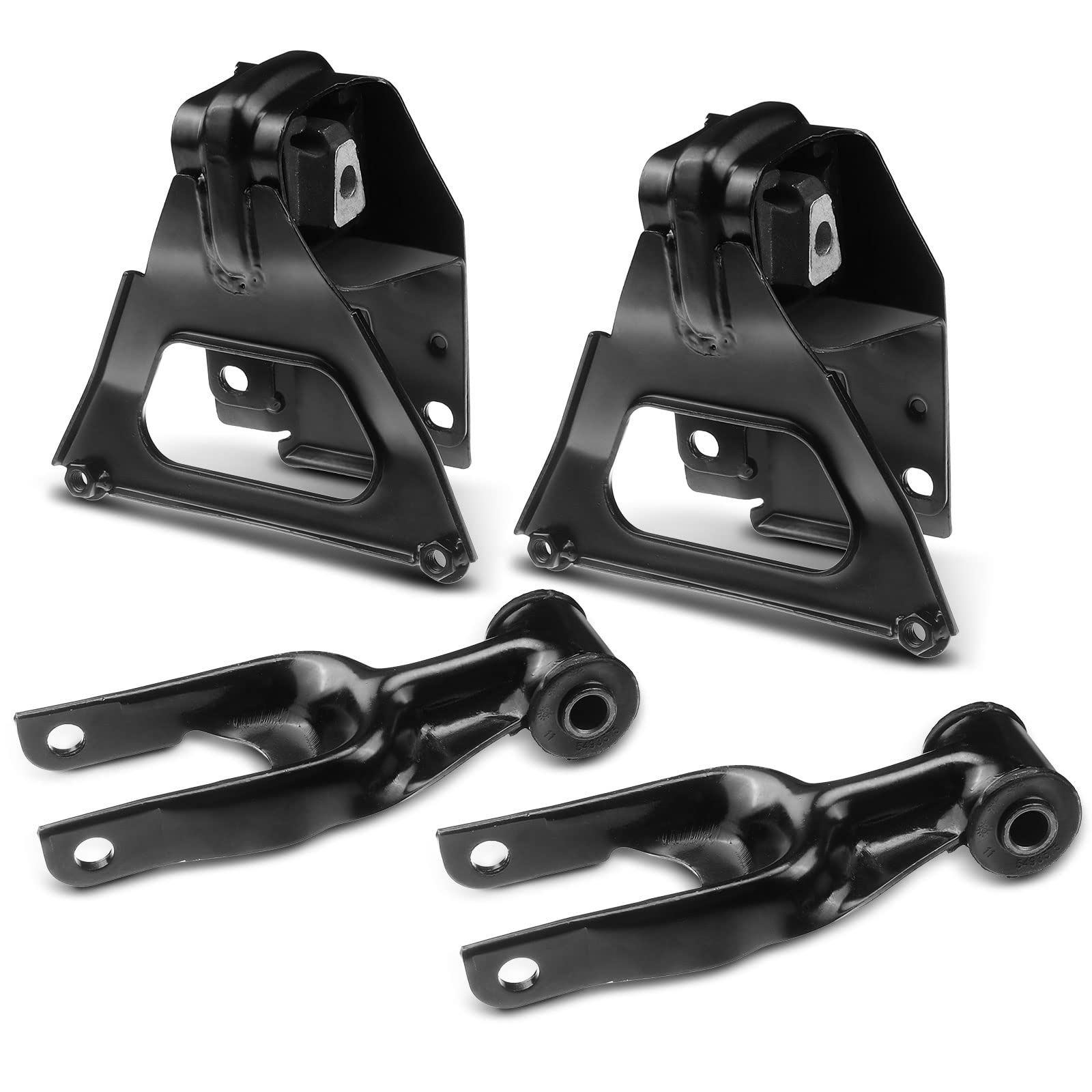 A-Premium Engine Motor and Transmission Mount Kit Compatible with Chevrolet Impala Monte Carlo Buick Allure LaCrosse Regal Oldsmobile Intrigue Pontiac Grand Prix 4-PC Set A5309 A2866