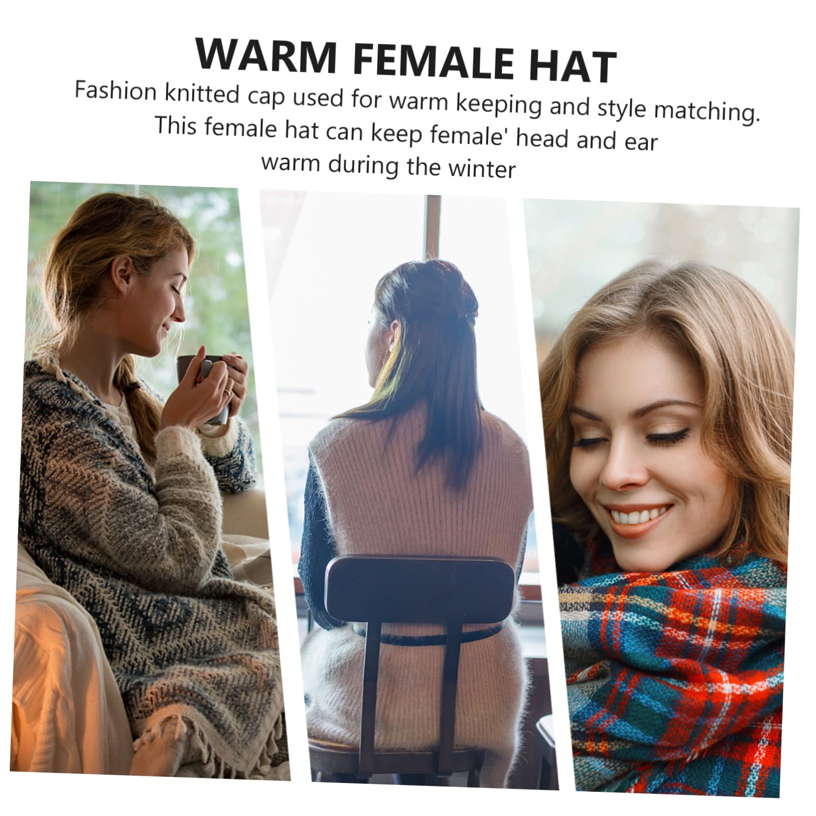 2 Pièces Bonnet De Laine Femmes Chapeaux Et Casquettes Chapeau Pour Femmes Chapeaux Pour Femmes Hiver Tricot Chapeau Tricot Chapeaux Pour Femmes Hiver Tricoté Chapeau Chaud Femme