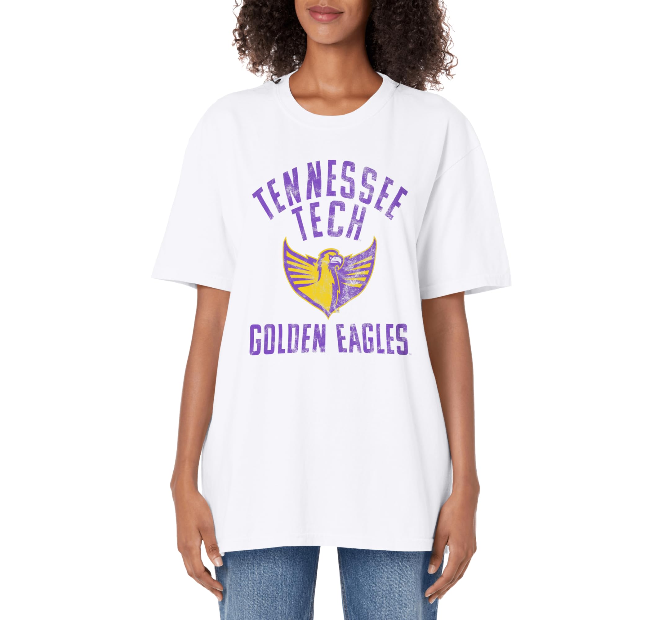 Tennessee Tech Golden Eagles Large Adult Oversized Vintage T-Shirt
