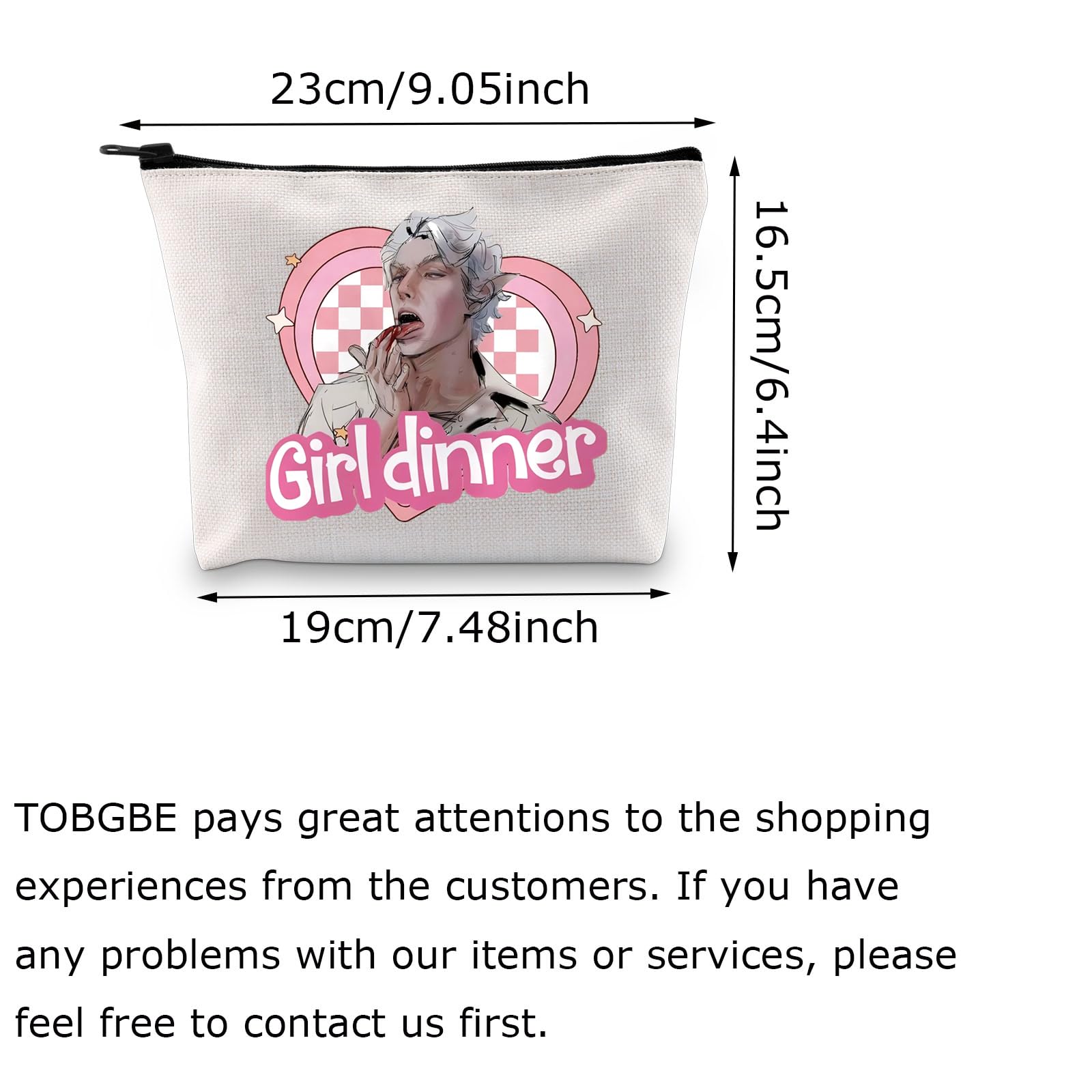 BG3 Merchandise Inspired Makeup Bag A-starion High Elf Gift G-IRL Dinner Bag Astarion Baldur Fans Gift Video Game Lover Gift (MB - Image 2