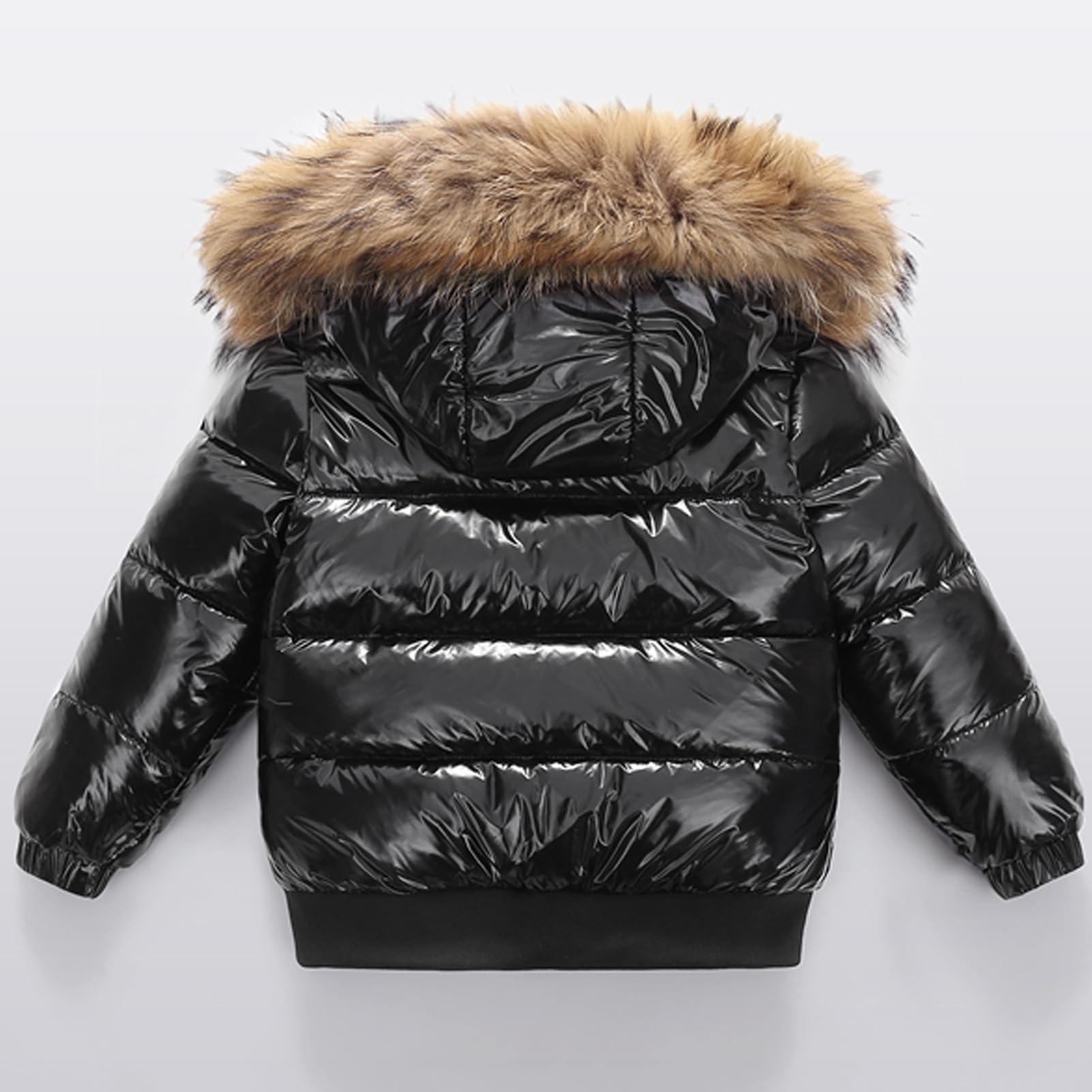 Cappotto Invernale Bambina e Bambino Giacca Imbottita con Cappuccio Giacche Cappotti Raggazzi Antivento