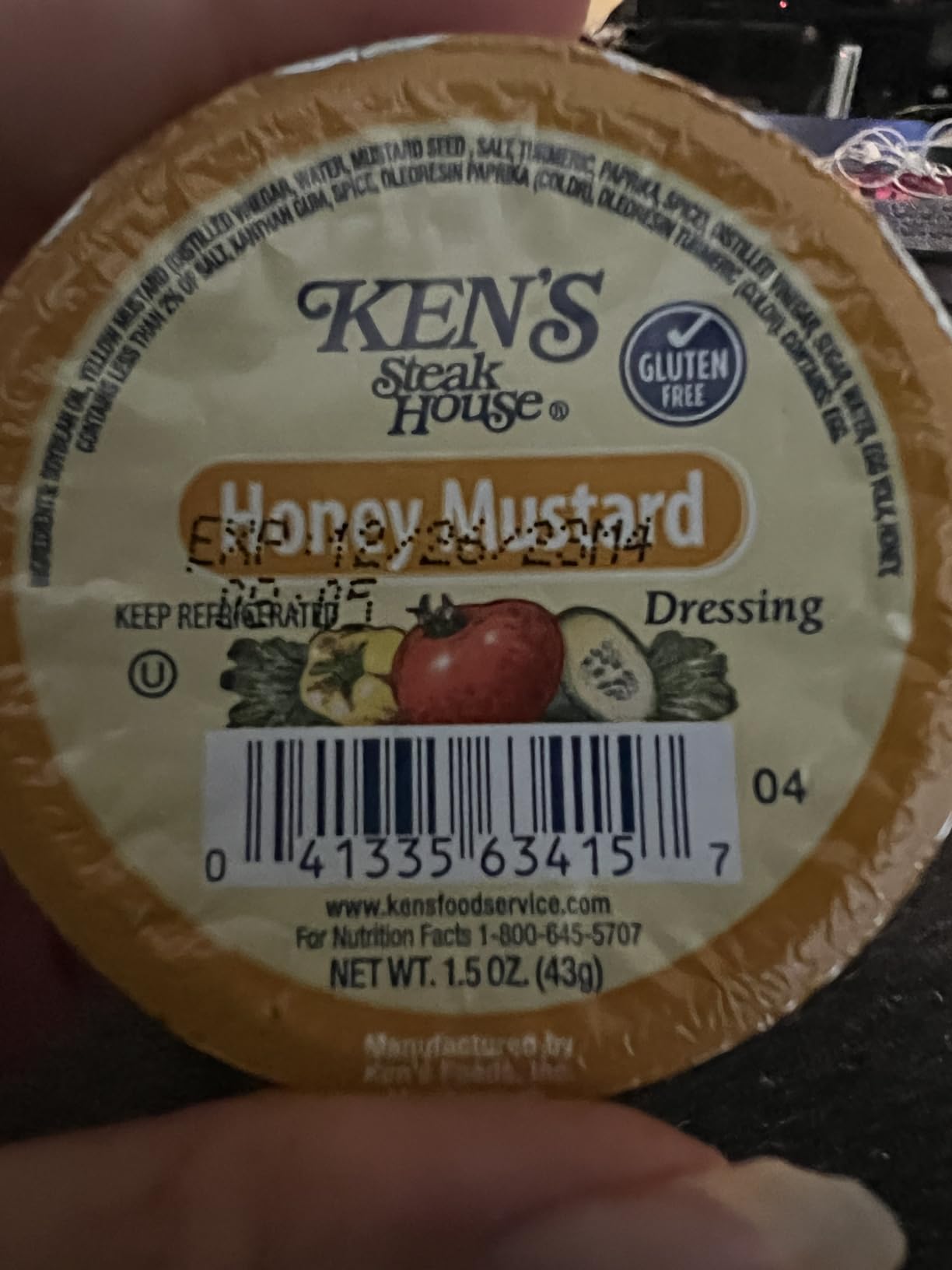 Ken's Steakhouse Salad Dressing Cups, 1.5oz Cups, Pack of