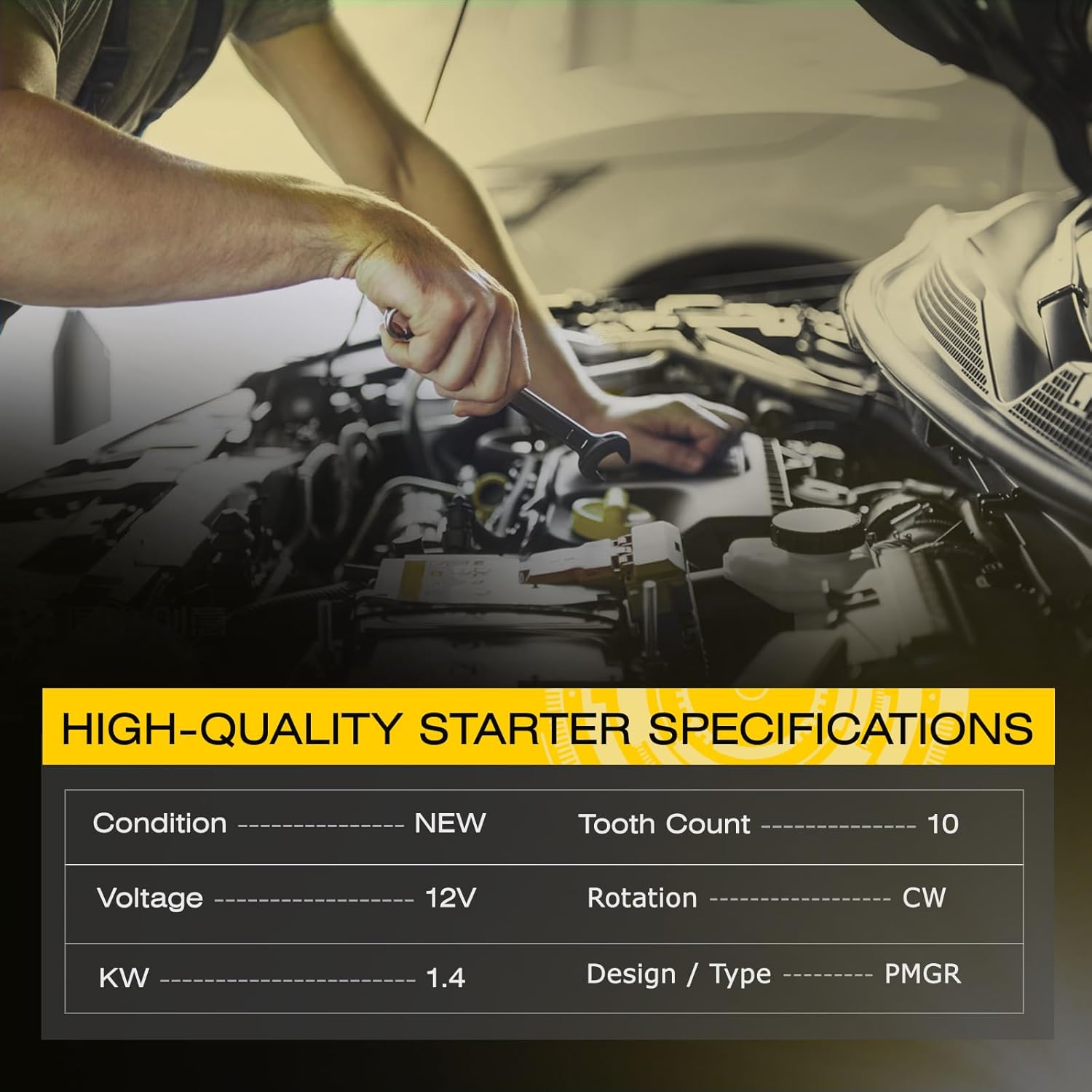 New Starter 2011-2020 Dodge Durango, 2009-2010 Dodge Ram, 2011-2020 Ram 1500 2500 3500 Starter, 2009-2010 Commander, 2009-2020 Grand Cherokee, 17948N 56044736AB M000T23271 R6044736AC 17948