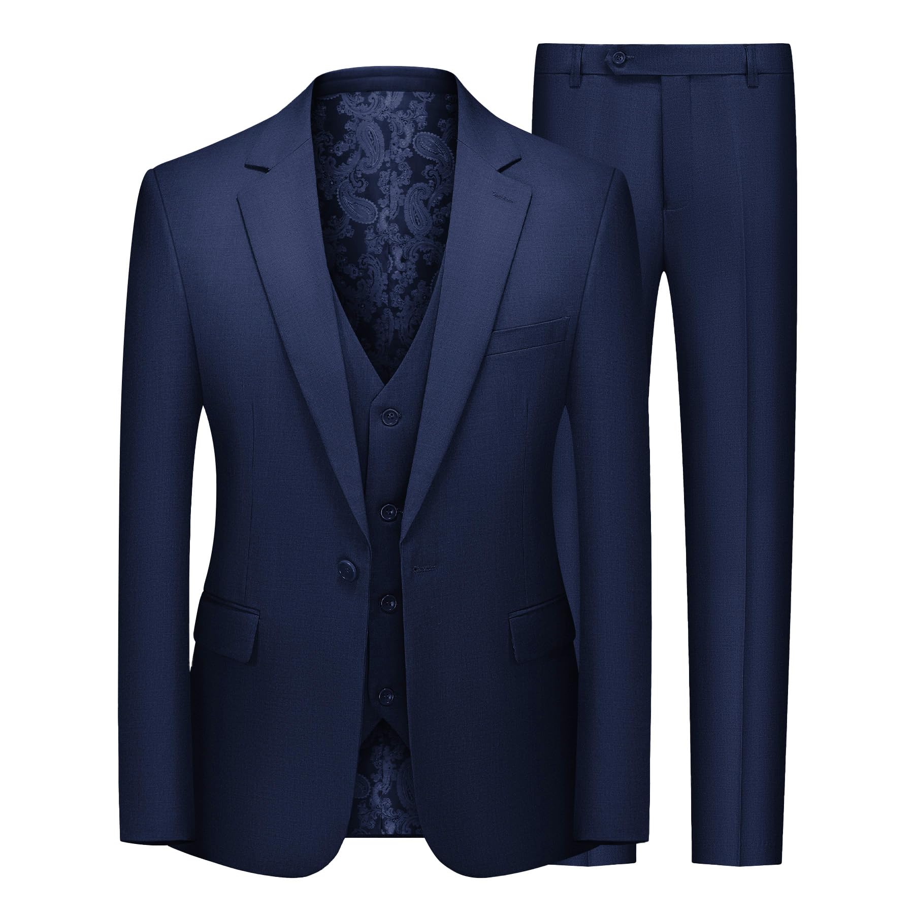MAGE MALE Men's 3 Piece Suits