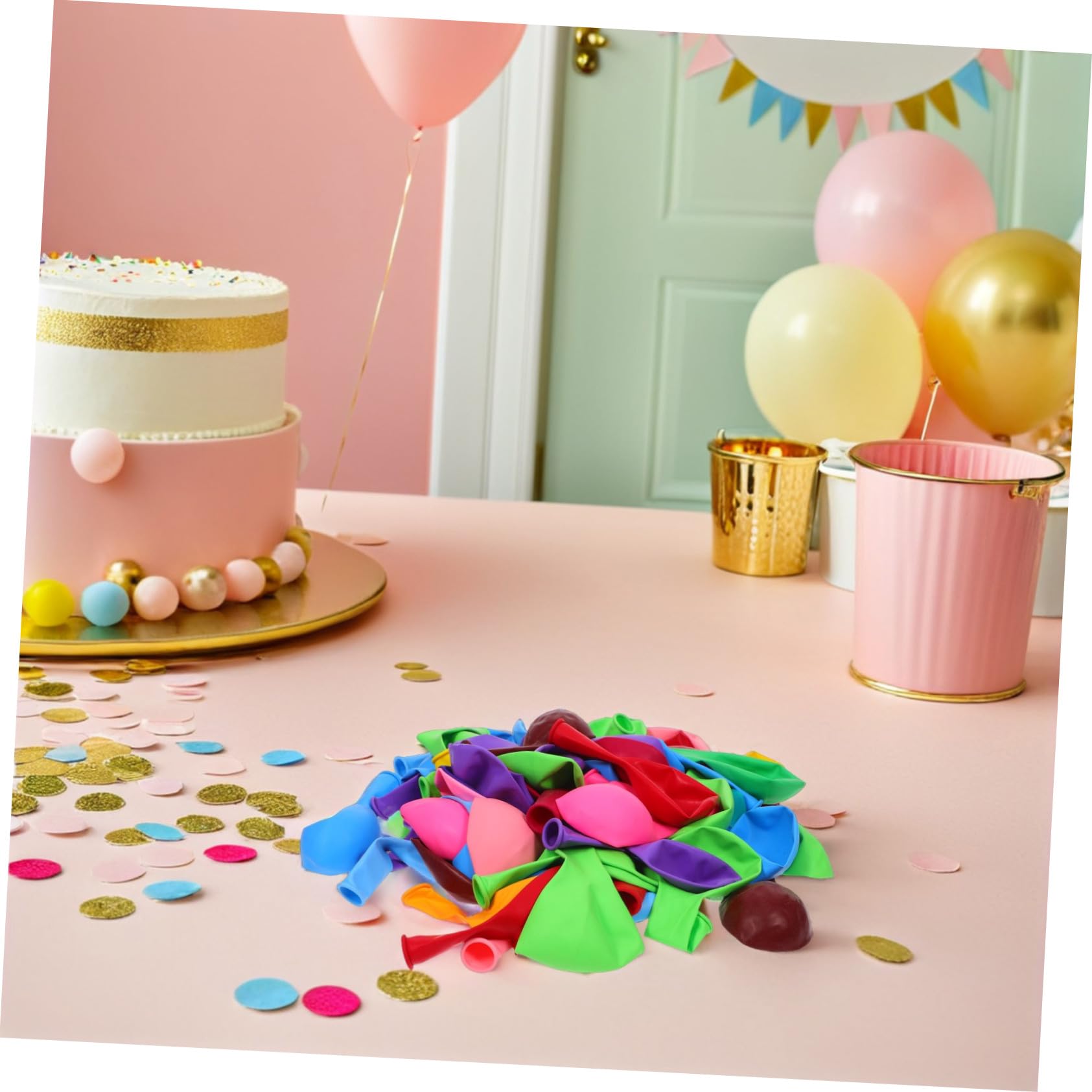 Globos de Látex para Fiestas, Paquete de 200 Unidades de Colores