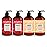 Soapbox Winter Hand Soaps, Spiced Vanilla & Frosted Pomegranate Liquid Hand Soap, Moisturizing Soap, Shea Butter & Aloe, Pack of 4, 12oz