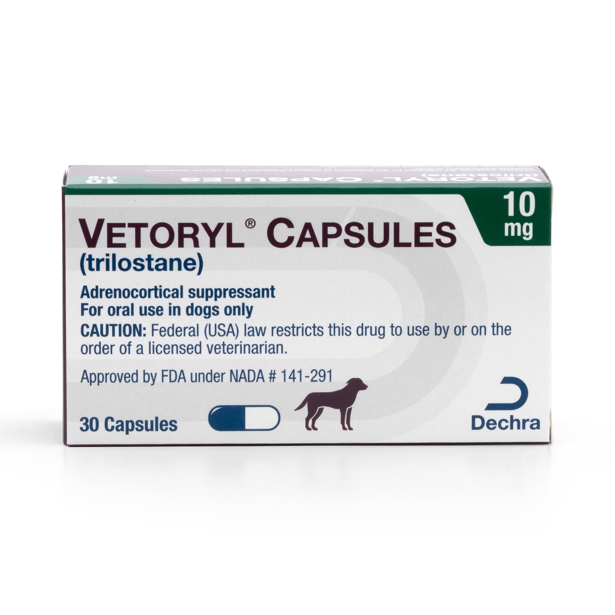 Vetoryl® Capsules (trilostane), 10-mg, 30 Capsules