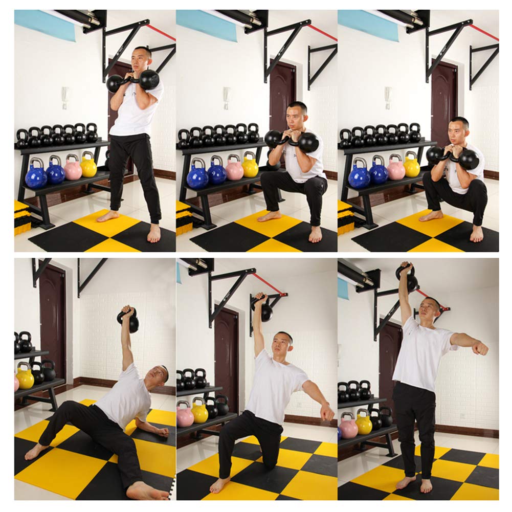 Kettlebells AGYH Kettlebell in Ghisa, Manubri per Allenamento della Forza per Uomini E Donne, Attrezzature per Il Fitness Facili da Trasportare, 7 Opzioni di Peso ， 8-24 kg(Size:8kg / 17.6lb)