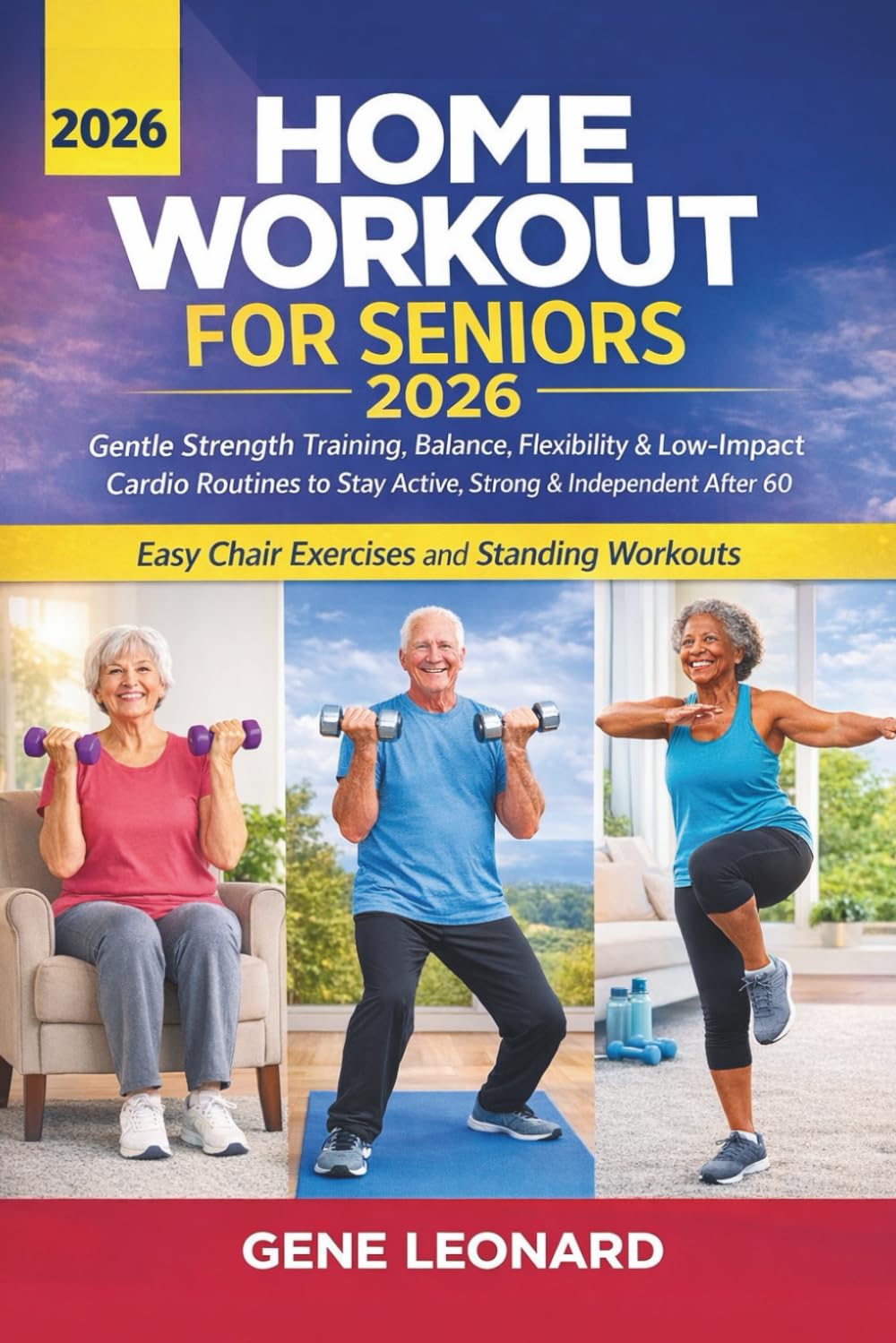 Home Workout for Seniors 2026: Gentle Strength Training, Balance, Flexibility & Low-Impact Cardio Routines to Stay Active, Strong & Independent After 60