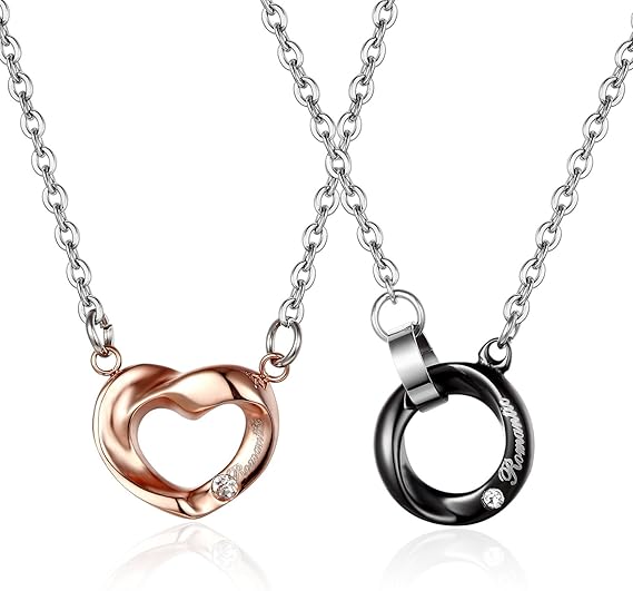 Amazon 彼氏 彼女 家族へのプレゼント ペアネックレス リングペンダント リング ネックレス 刻印 Romantic メンズ レディース 恋人 ユニセックス 人気 金属アレルギー対応 サージカルステンレス316l製 ネックレス 通販 Amazon 彼氏 彼女 家族へのプレゼント ペアネックレス リングペンダント リング ネックレス 刻印 Romantic メンズ レディース 恋人 ユニセックス 人気 金属アレルギー対応 サージカルステンレス316l製 ネックレス 通販