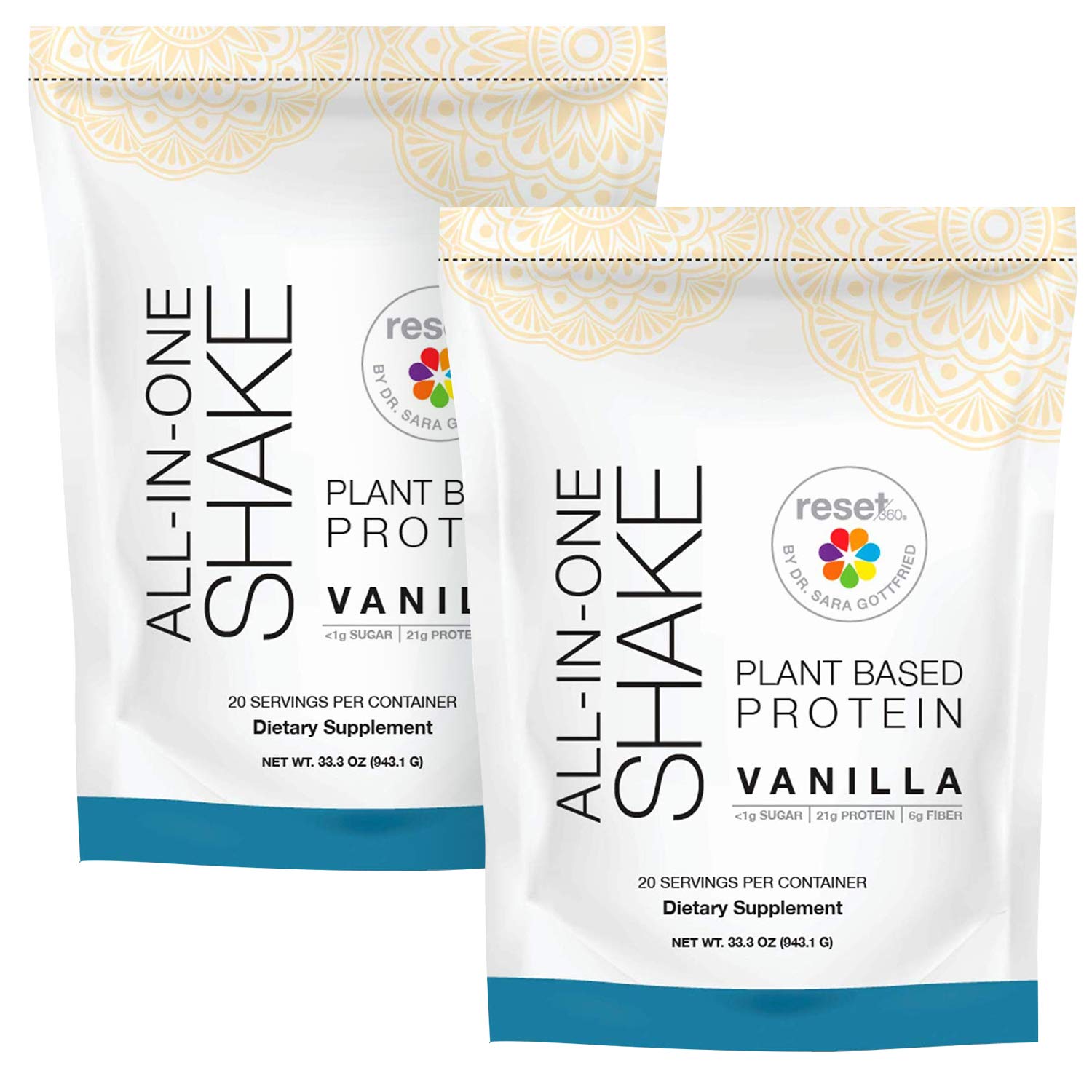 Buy Reset360 Based Pea Protein All In One Meal Replacement Shake