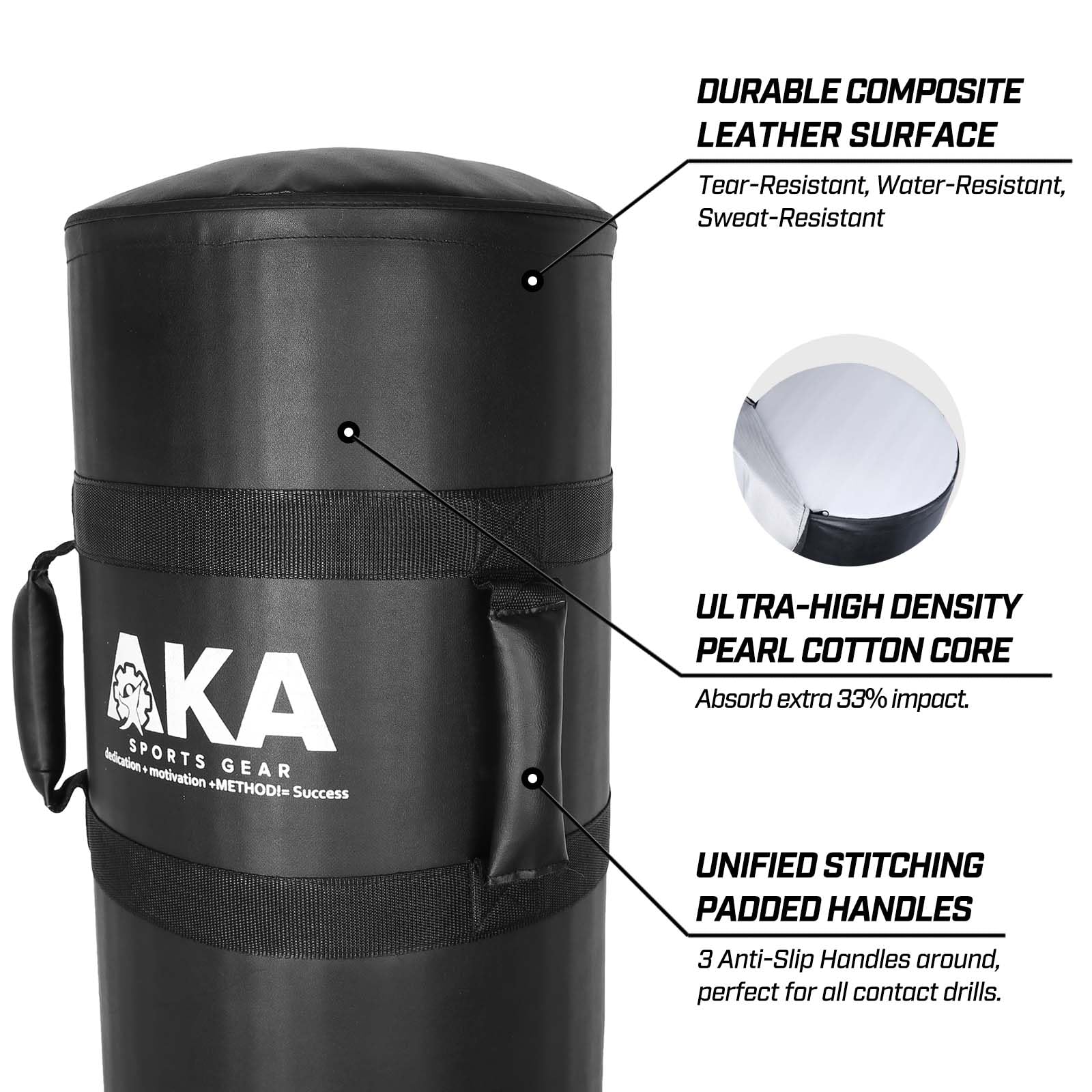 AKA Sports Gear Premium Heavy Duty Standing Tackling Dummy for Football, Basketball, and Martial Arts?45 inch High