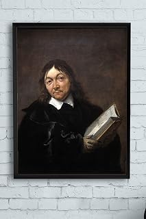 Postermanya (pster10634) Rene Descartes Bilimsel Çerçeveli Tablo (50x70cm)