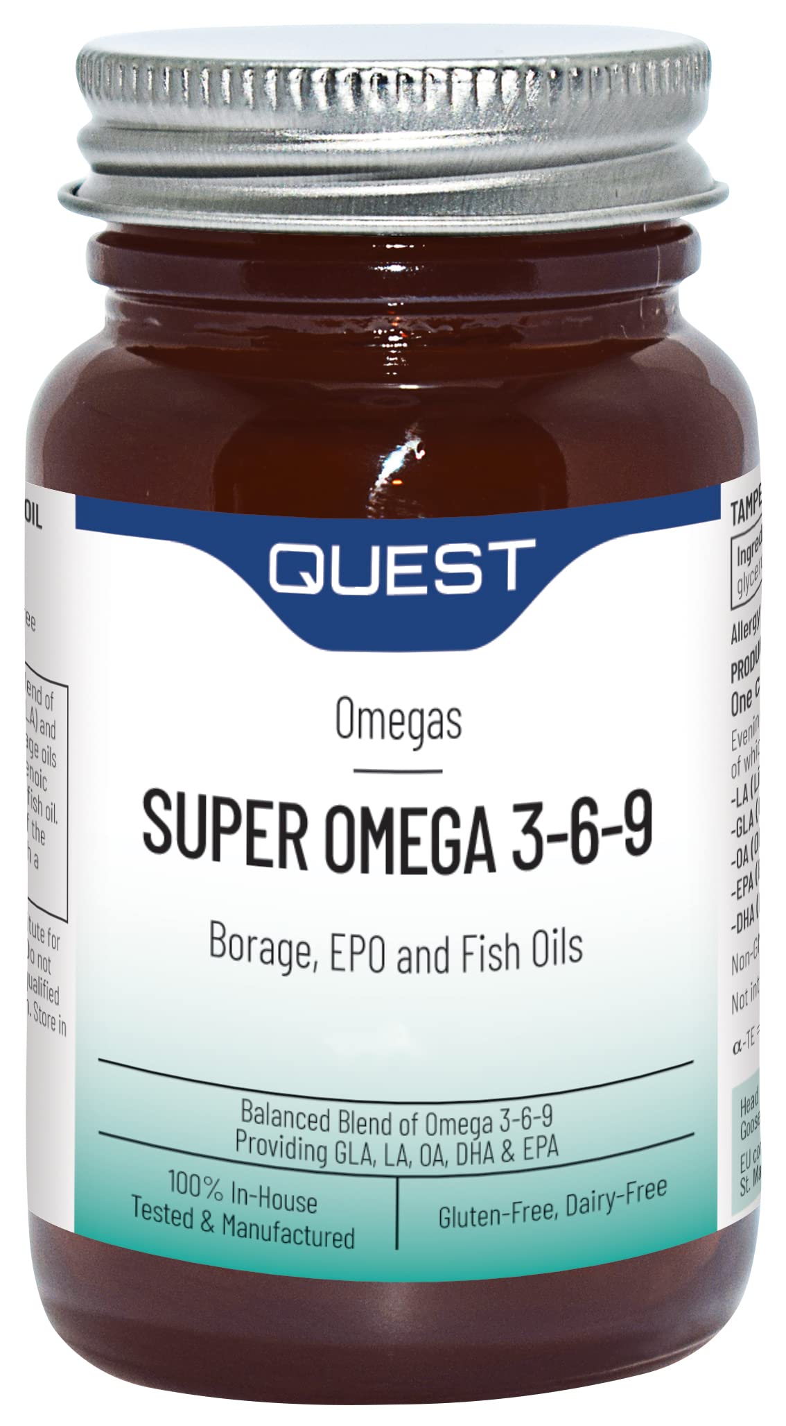 Quest Super Omega 3-6-9 Pack of 90 Capsules