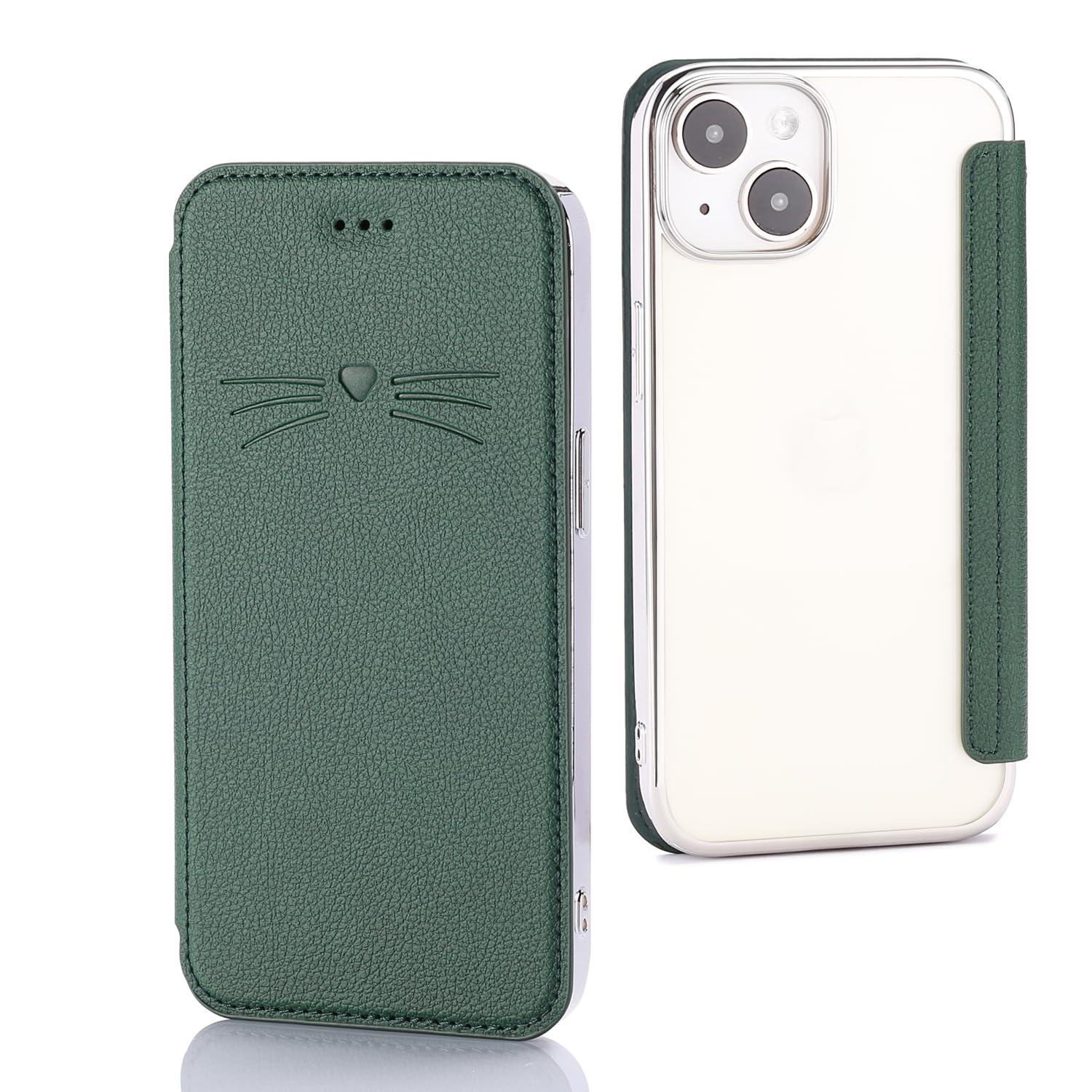 Amazon.co.jp: アイホン 13 ミニ スマホケース 手帳型 背面クリア 透明