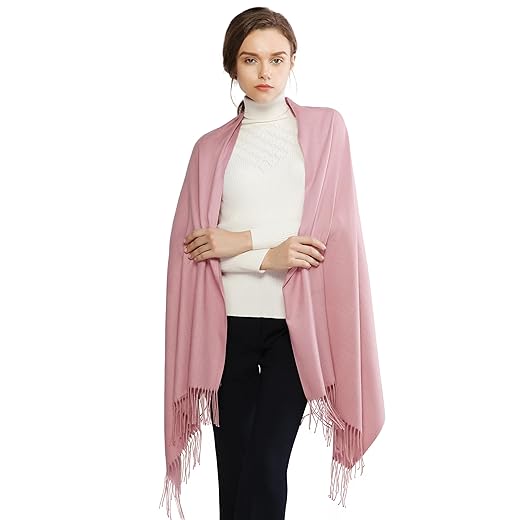 RIIQIICHY Women's Scarf Pashmina Shawls and Wraps for Evening Dress Bridesmaid Wedding Bridal Winter Warm Long Large Scarves