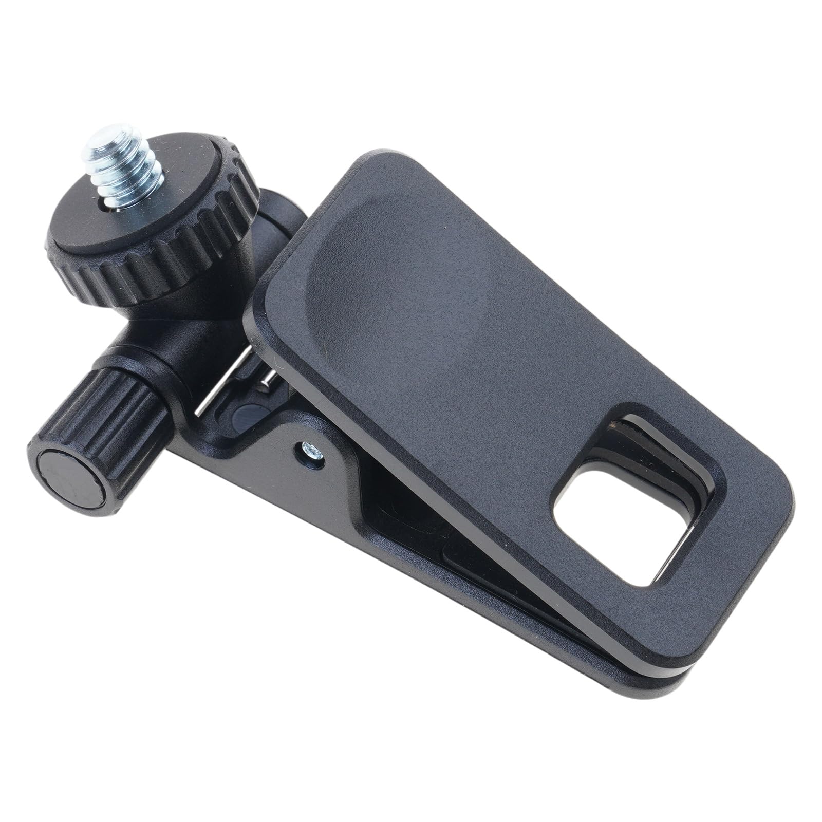 Selfie Light Mount Clamp Clip, 1/4" Screw Connector Attachment Clamp, Monitor Camera Mount Clip, Webcam Stand, for Phone Tripod Tablet Video
