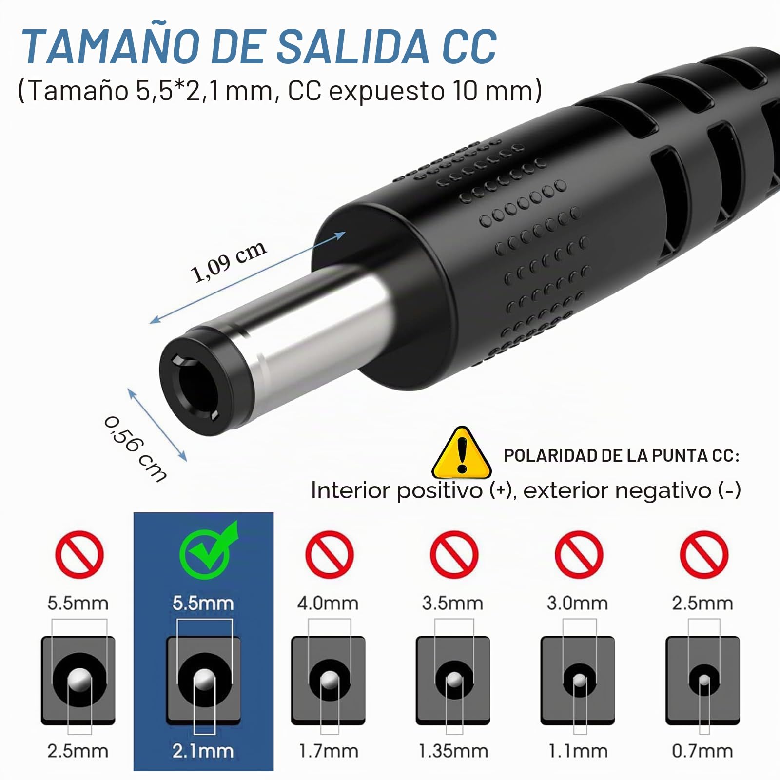 AGOTD - Bloc de alimentación universal 24 V 1 A - Adaptador CA - Entrada 220-240 V 50-60 Hz - Fuente de alimentación 24 V 1 A 124 W - Salida - Adaptador convertidor ondulador - Cargador - Adaptador AC