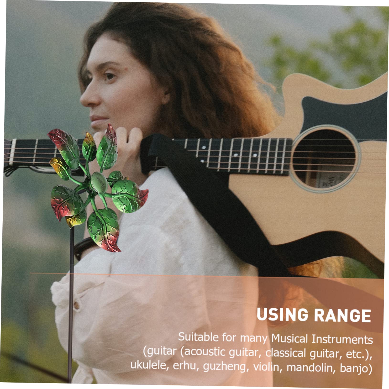 VANZACK Professional Guitar Pickup Compact Transmitter Receiver for Acoustic Electric Guitars Original Sound Clarity Easy Installation Versatile Mounting Positions