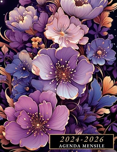 Pianificatore Mensile 2024-2025-2026 - Organizza e Realizza i Tuoi Obiettivi in 3 Anni: Agenda 36 Mesi, Ideale per la Pianificazione e il Successo