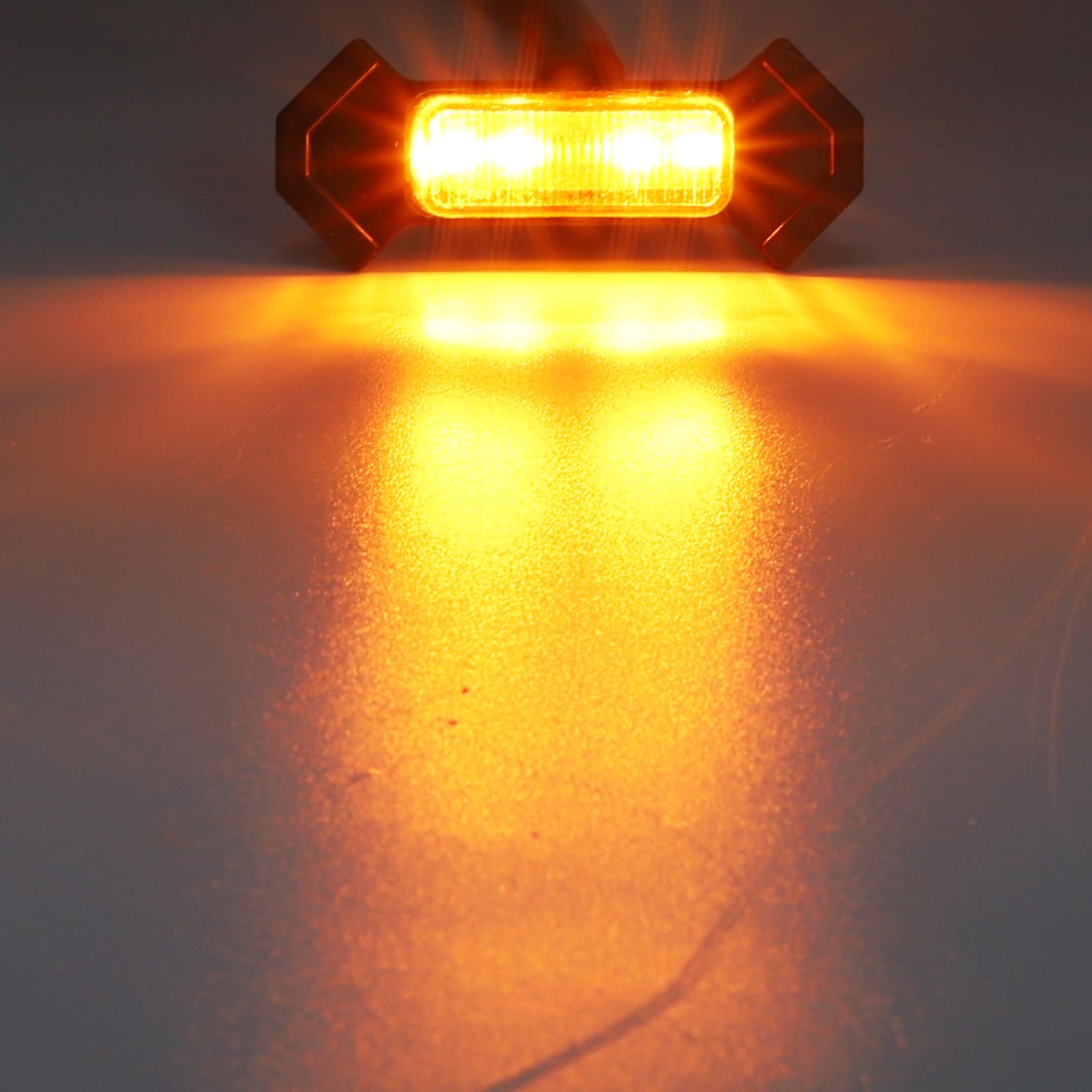 マサ出品　グリル・ヘッドライト Amazon | Xuzimaoyi フロントグリル 増設LEDランプ グリルマーカー 12