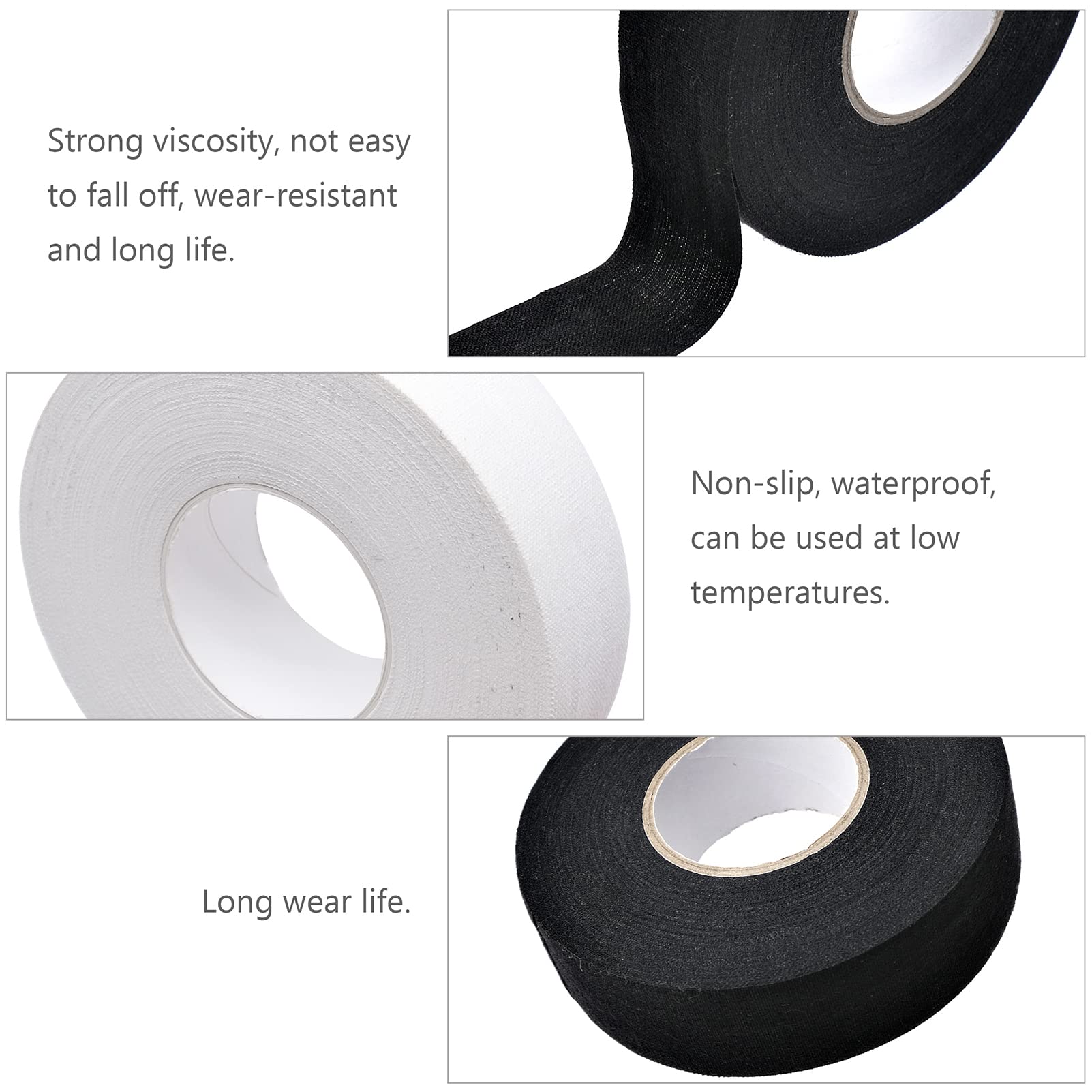 Nastro Adesivo Per Impugnature Sportive - 2 Rotoli Da 20m | Antiscivolo, Assorbente, Per Hockey, Tennis, Badminton - Foto 3