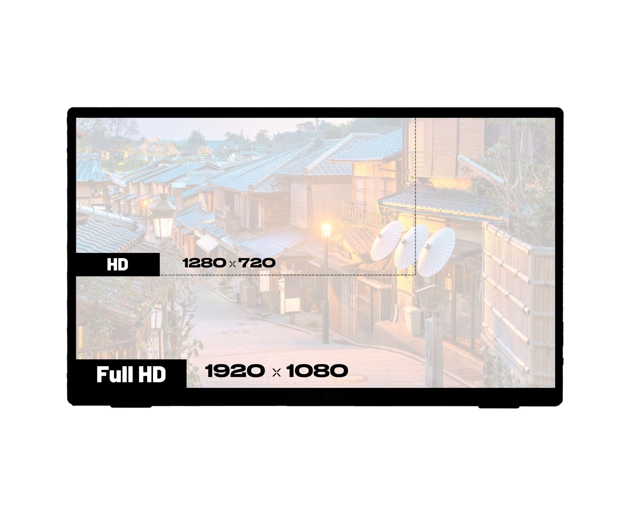 JAPANNEXT Ecran Portable Tactile 15.6" IPS Full HD (1920x1080) | HDR | Haut-parleurs intégrés HDMI(x1) USB-C(x2) Prise Jack(x1) | G-Sync/FreeSync | Garantie 2 Ans | JN-MD-i156FHDR-T