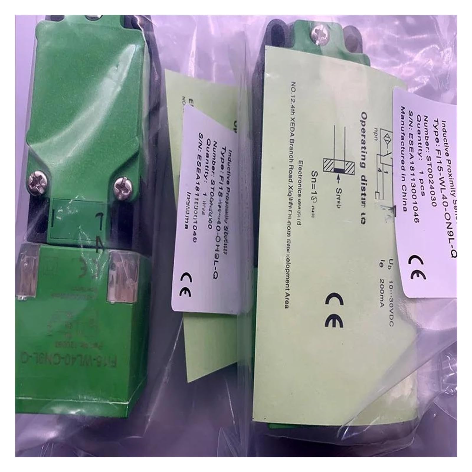 Capteur de proximité FI20-CL40-BP9L-Q composant d'automatisation