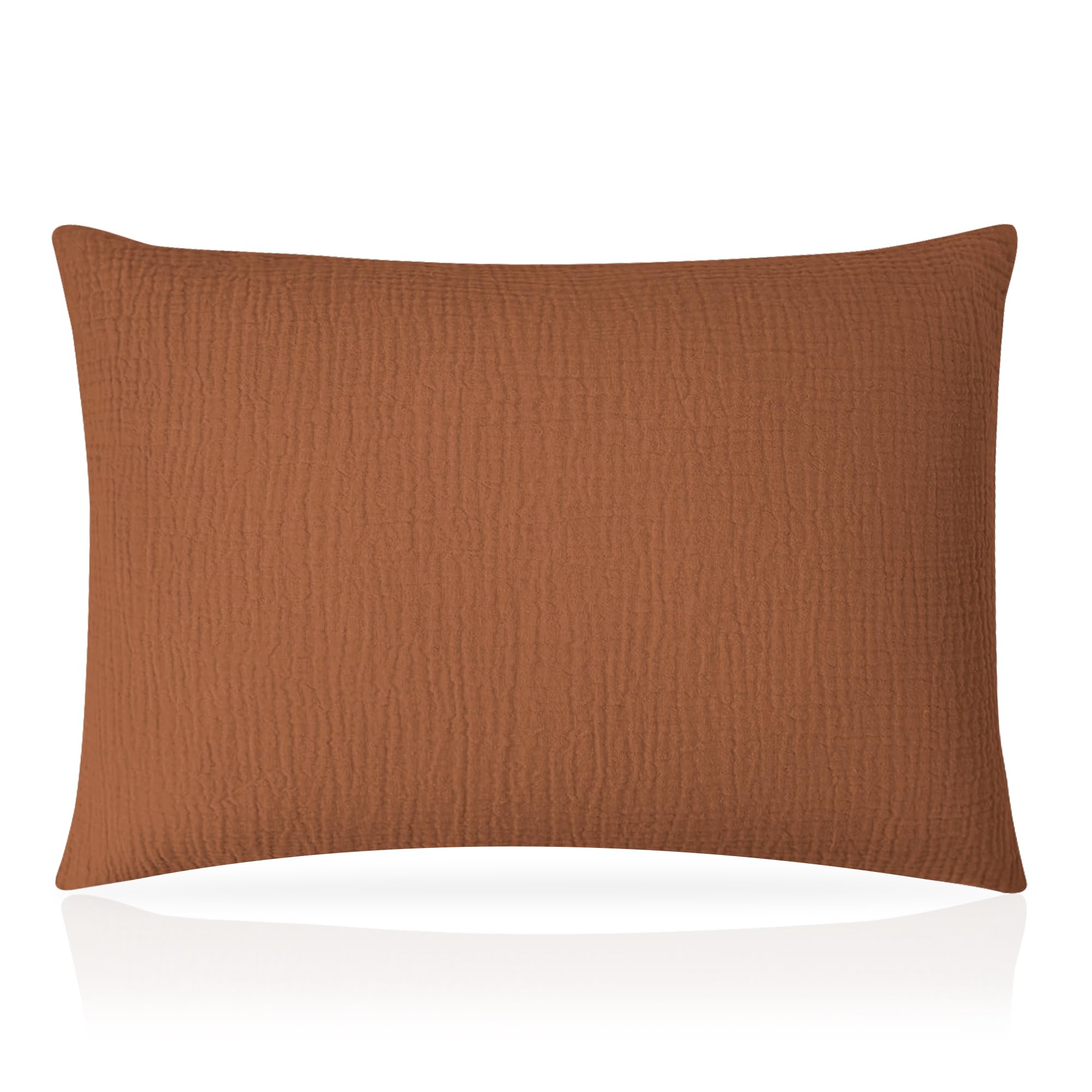 Pro Goleem Toddler Pillow with Muslin Cotton Pillowcase, 13x18 Soft Toddler Pillows for Sleeping Kids Pillow Child Pillow Machine Washable Perfect for