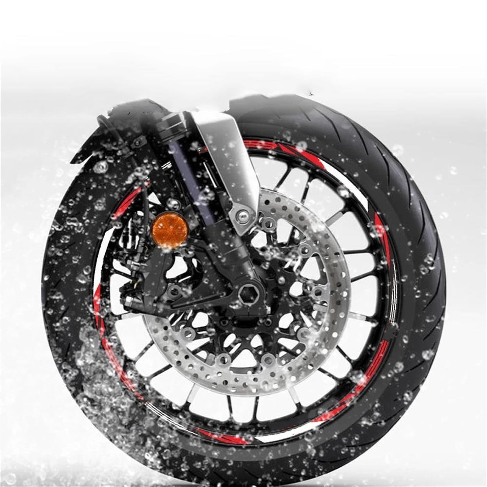 Motorrad-Rad-Aufkleber Wasserdicht 43,2 cm (17 Zoll) Felgenband Für RS457 RS 457(Color18)