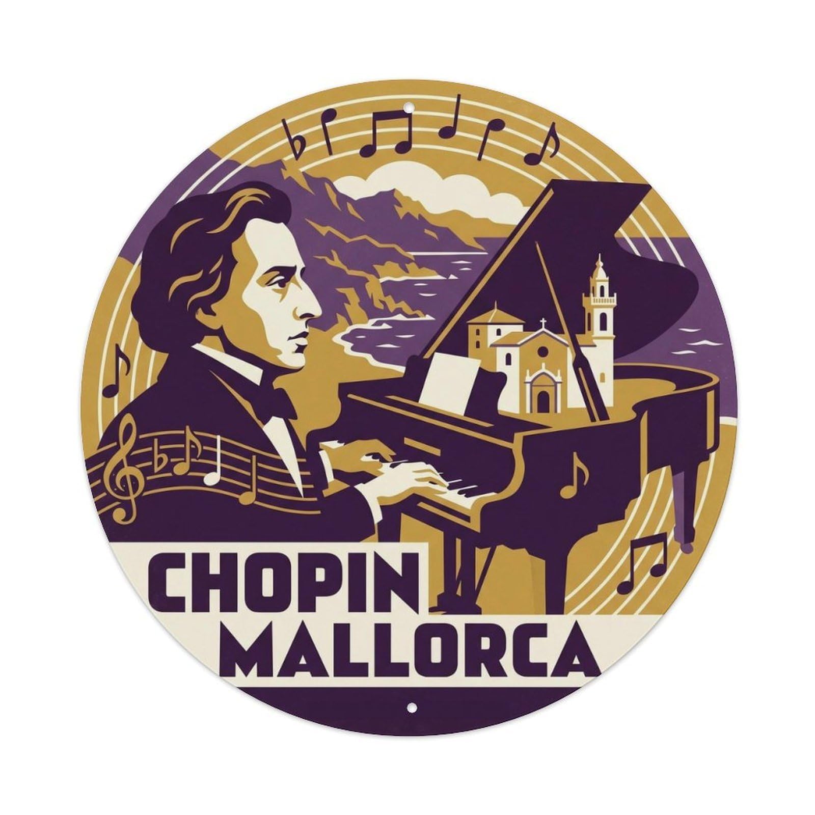 Mallorca Island Music Heritage Travel Culture Metal Tin Sign