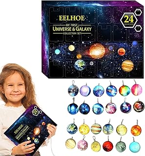 Christmas Advent Calendar Universe | Space Planet Advent Calendar Collection Gifts | Space Planet Cosmic Toys Collection for Kids Adults