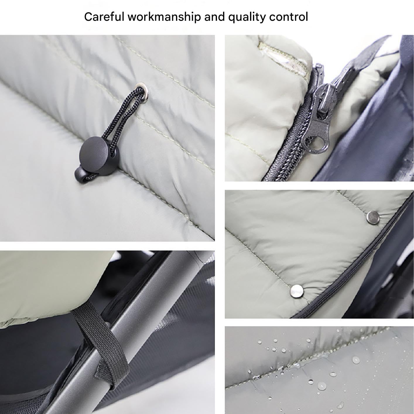 Saco para Cochecito Universal, Saco para Cochecito Saco Impermeable y Resistente al Viento Saco Universal para Cochecito Saco paracochecito Saco para Todos los cochecitos