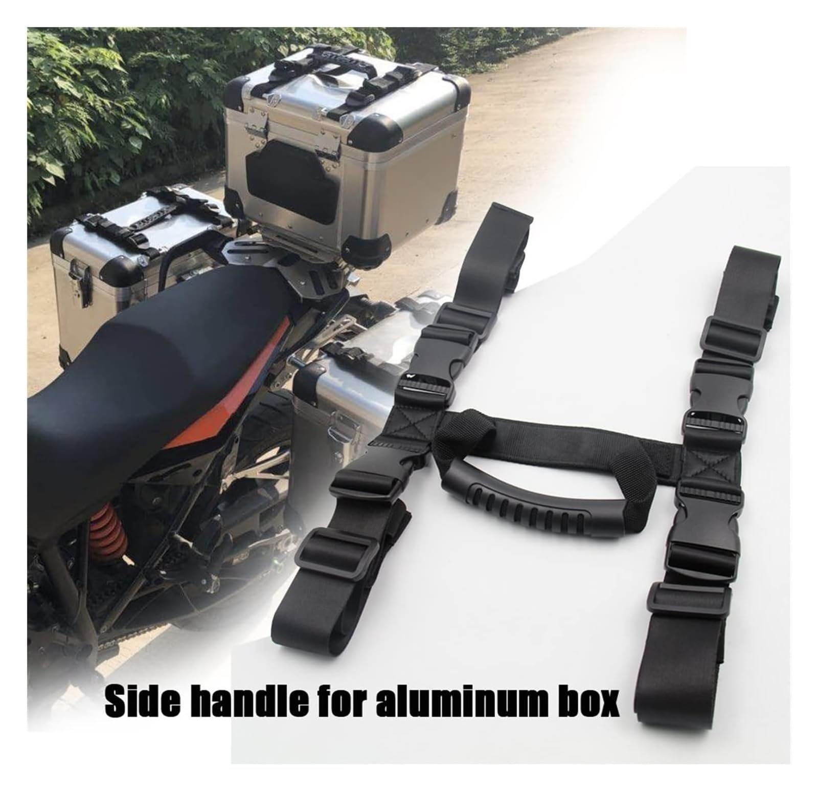Poignée Sacoche Pour Boîte Latérale Moto - Compatible BMW R1200GS, F700GS, F800GS, KTM Adventure
