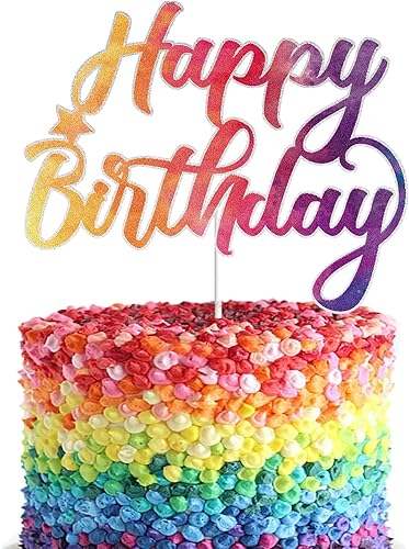 Decoración para tartas de cumpleaños de teñido anudado para fiesta de carnaval, suministros de decoración para niños y niñas disponible en Yaxa Colombia