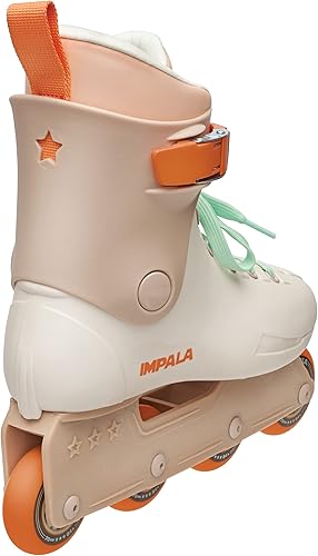 Miniatura 2 de Impala Rollerskates Lightspeed Patines en línea - Sahara (Talla de mujer 8, Hombres 6) Sahara,Negro -,Remolino Sherbet,Blanco