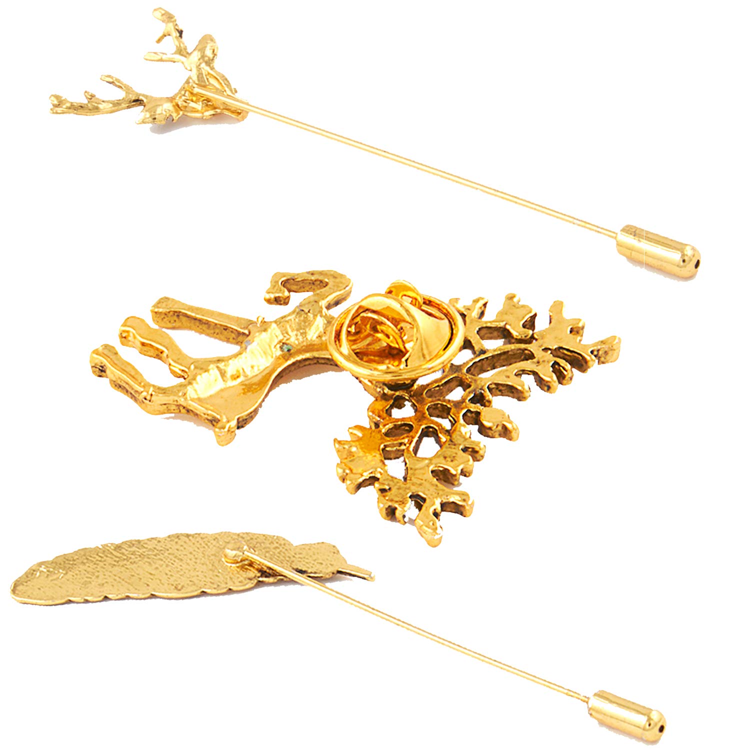 Valantine Plated Shirt Stud/Brooch Lapel Pin CO1104868G