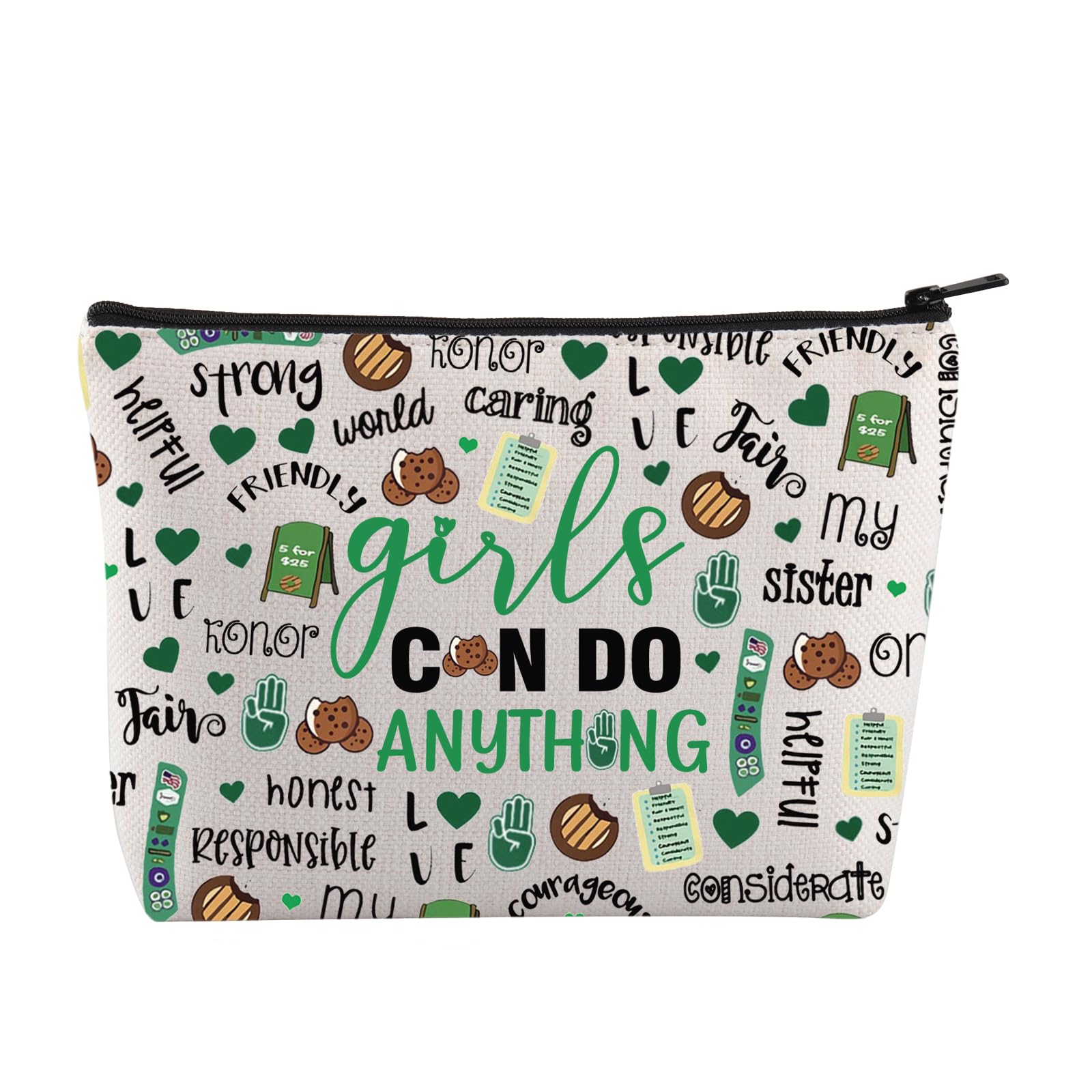 JYTAPP Scout Gifts Scout Trooping Gift Can Do Anything Makeup Bag Power Gift