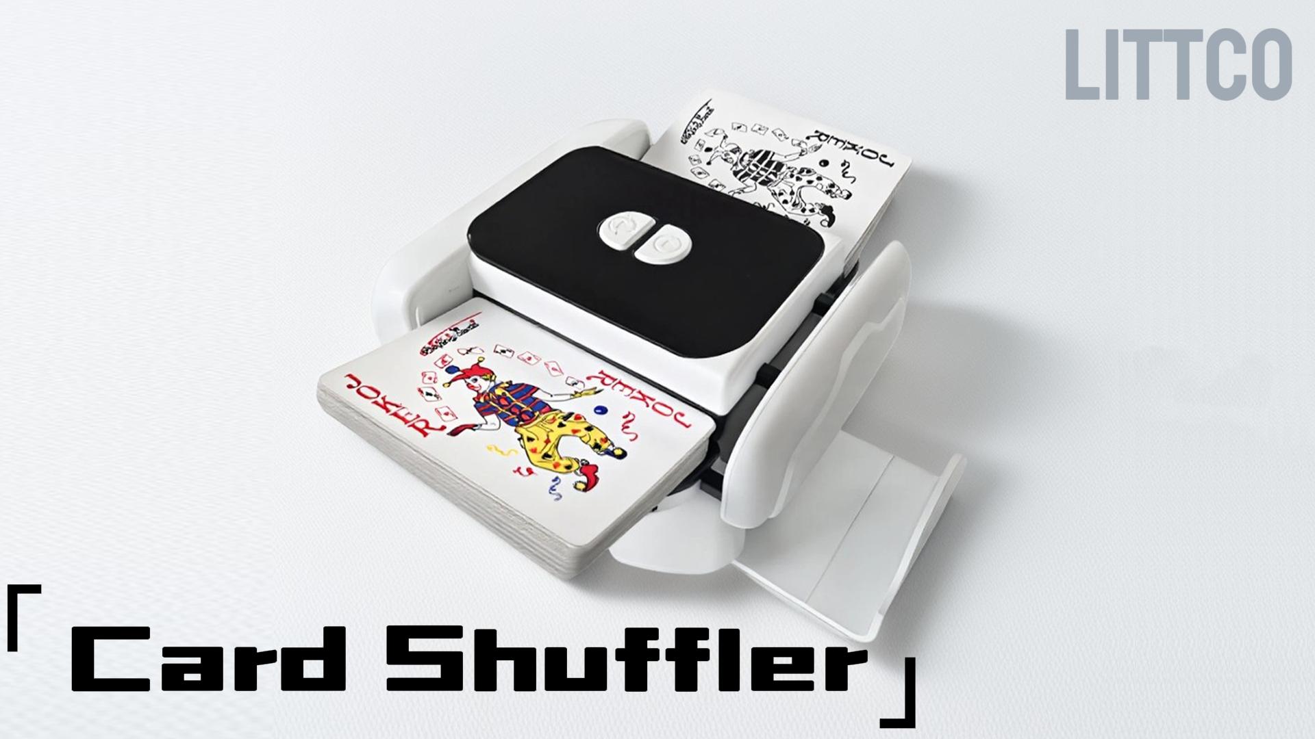 card sleeving machine LITTCO Rechargeable Automatic Shuffler for 2 Decks, Portable Electric Poker Shuffler with Low Noise, USB Charging, for UNO Skip-Bo Phase 10 Home Party Games : Toys & Games Size:Holds up to 6 cards & envelopes Type_Single Cards with longer service life Top 10 Most Valuable
