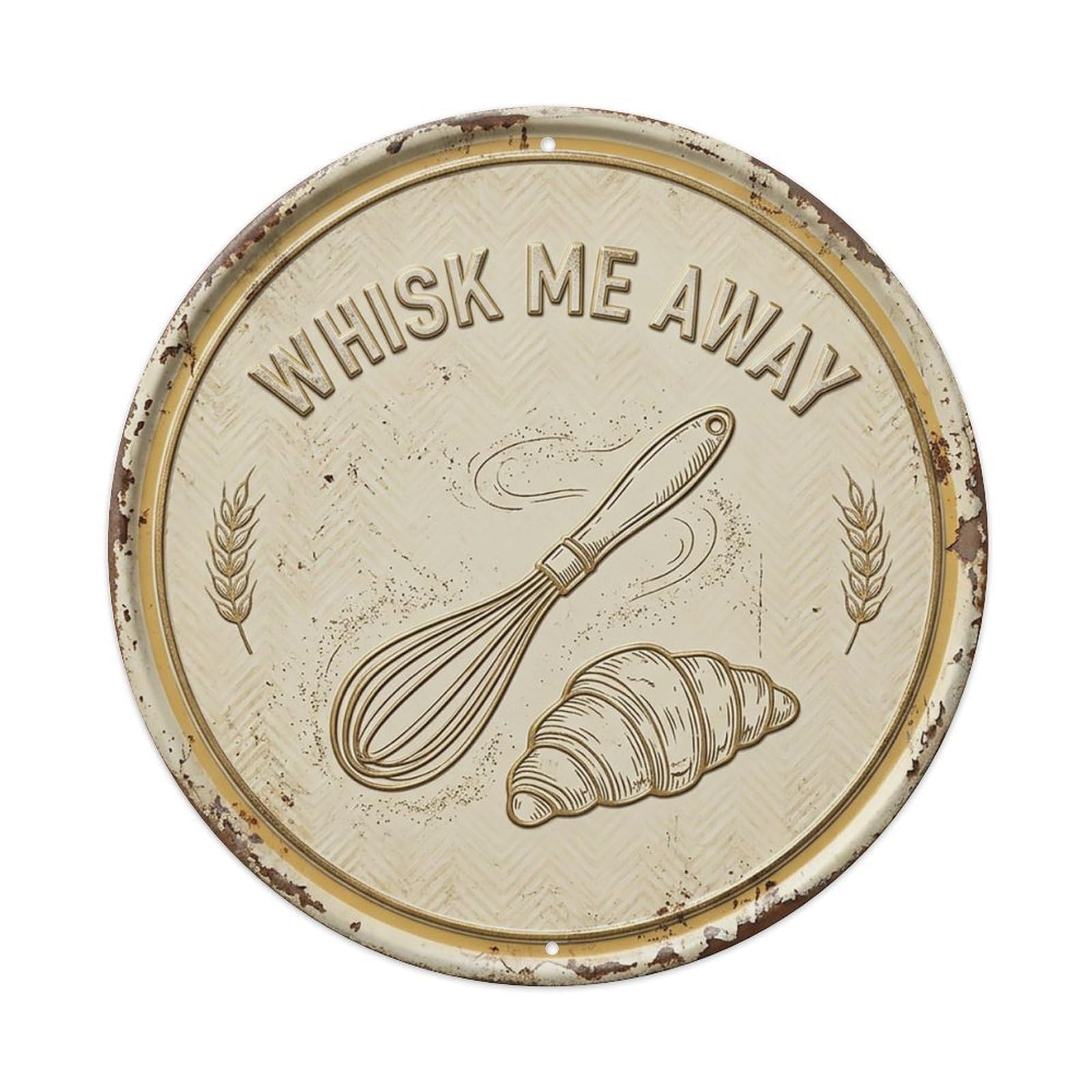 European Tin Sign (4) - Nordic Bakery Cream Metal Tin Sign