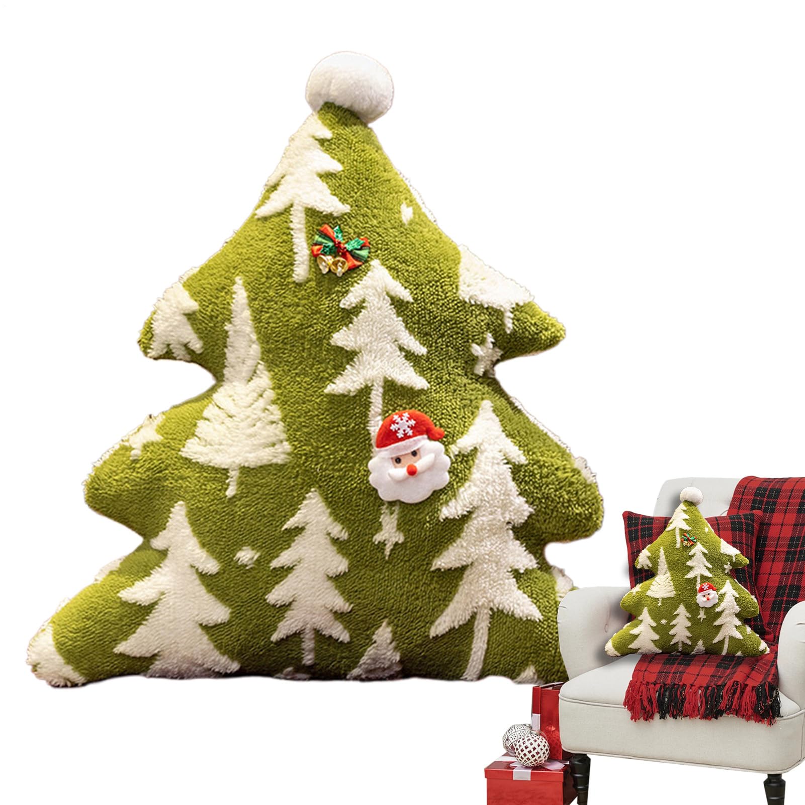 Coussins de Noël pour canapé convertible et décoration de chambre à coucher