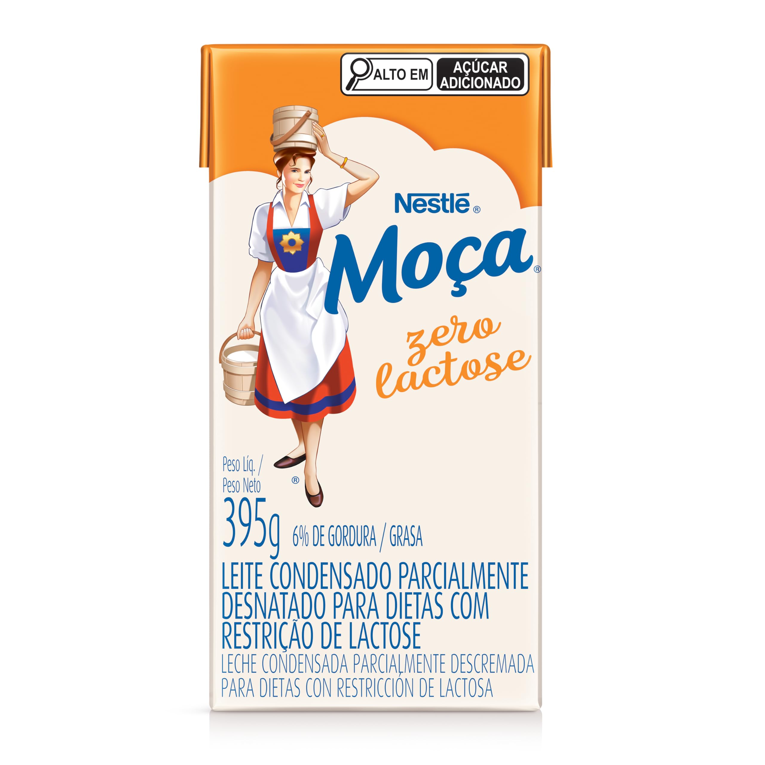 Moça, Leite Condensado MOÇA Zero Lactose Caixinha 395g | Amazon.com.br