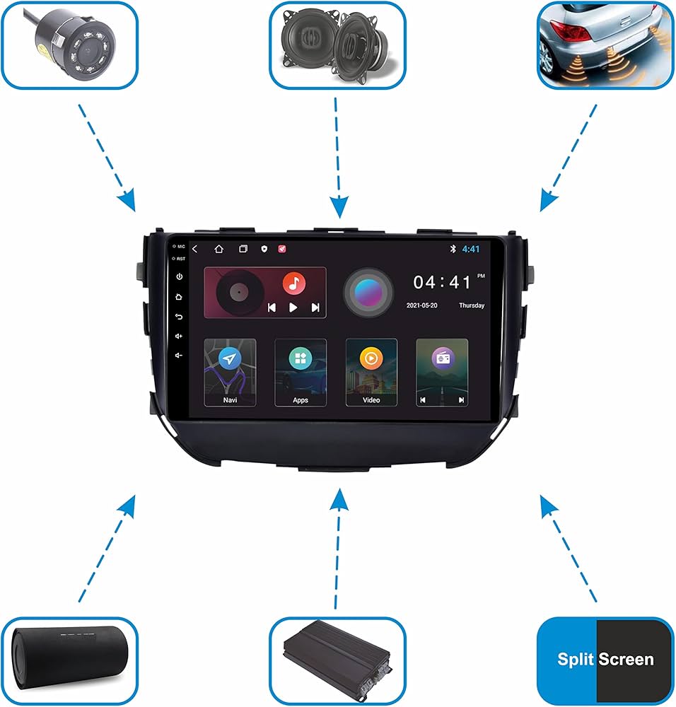 DBASE 9 Inches Advanced Car Radio Receiver Android 10 System for